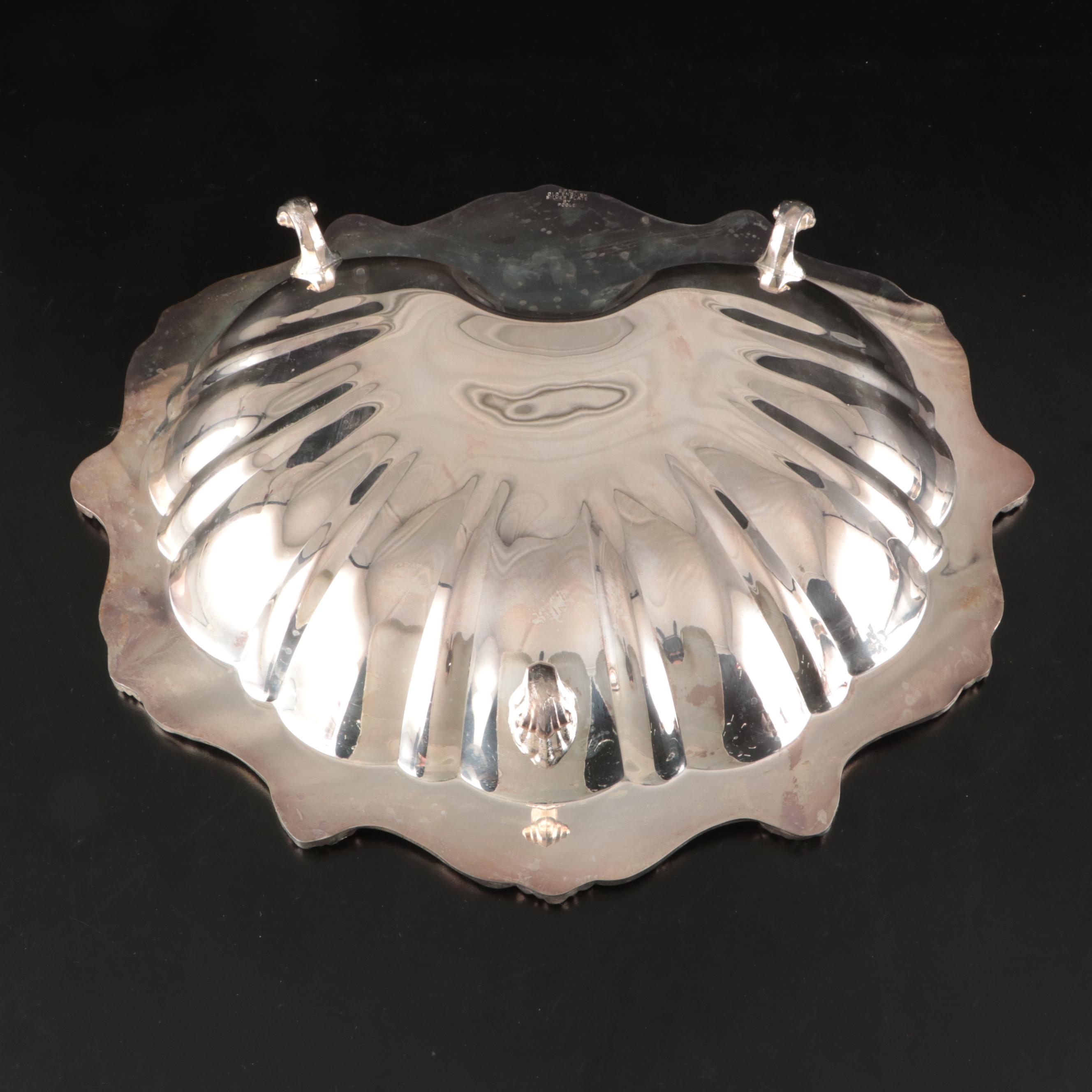 Gorham Silver Plate Candlesticks and Other Serving Pieces