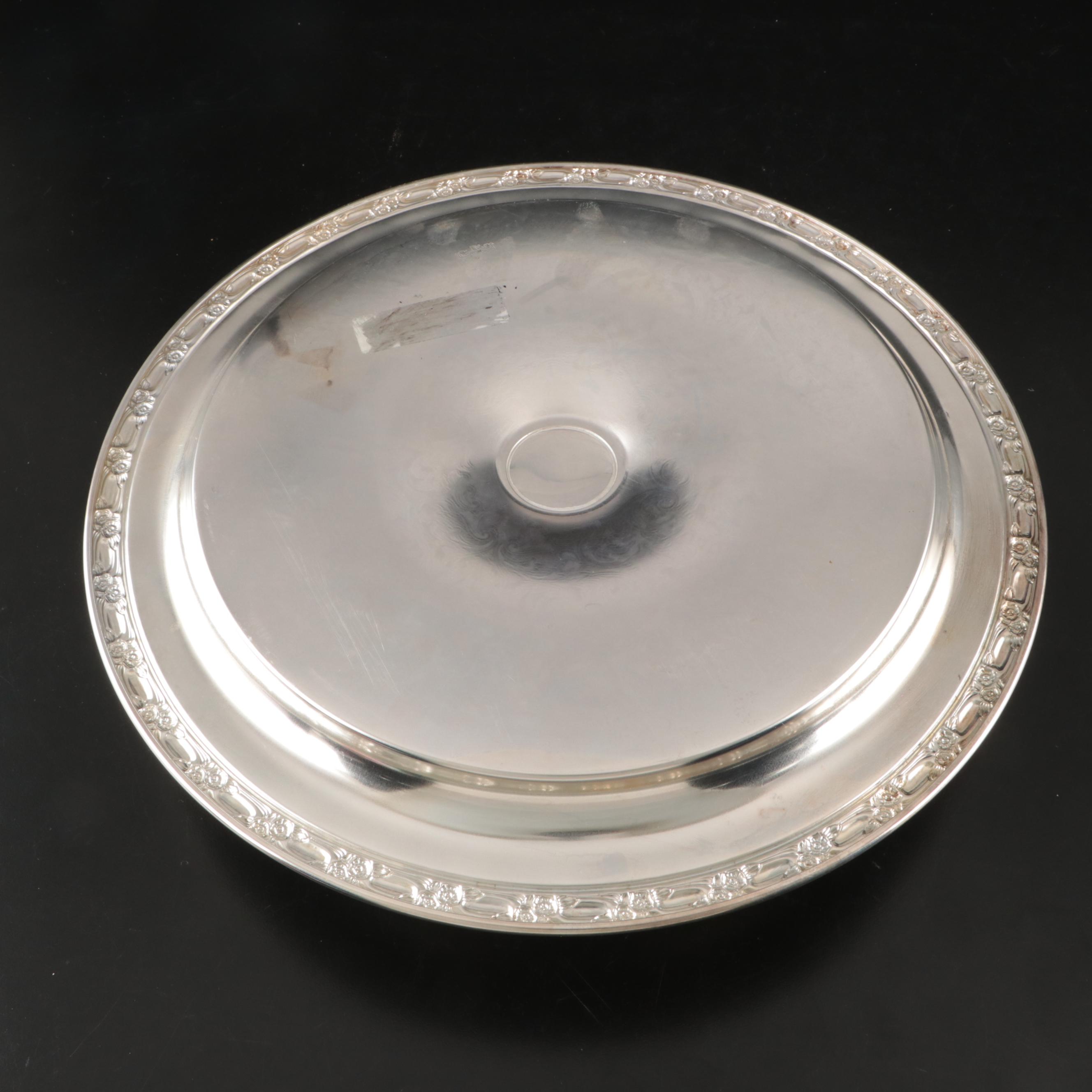 Gorham Silver Plate Candlesticks and Other Serving Pieces