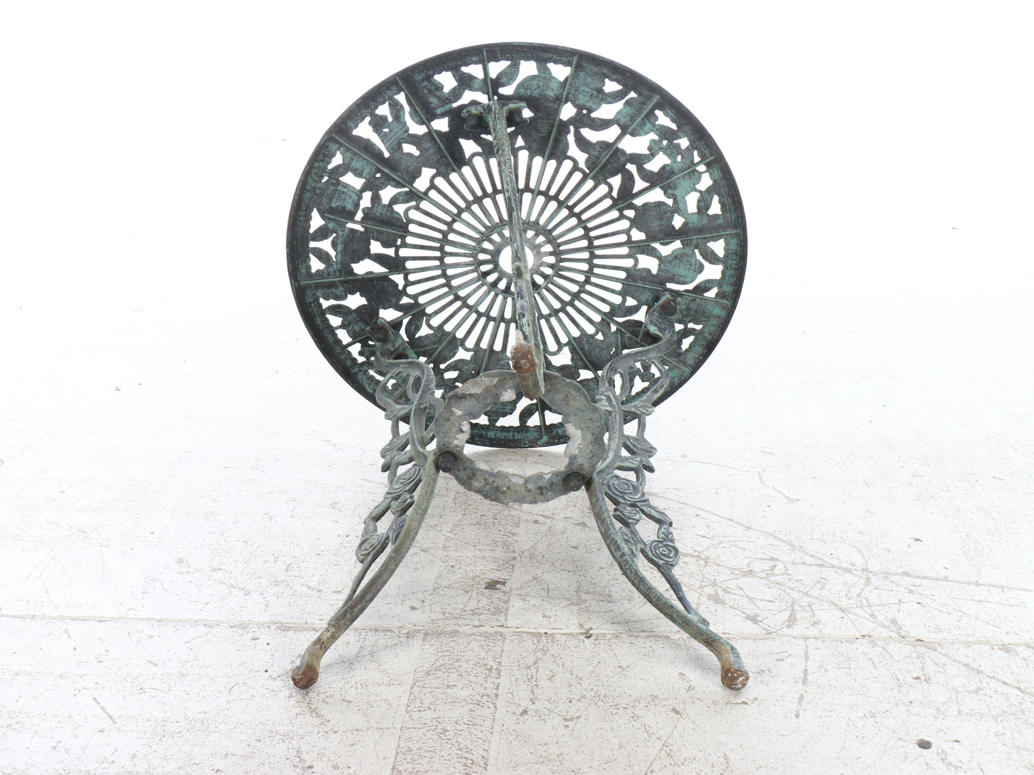 Cast Aluminum Patio Bistro Set