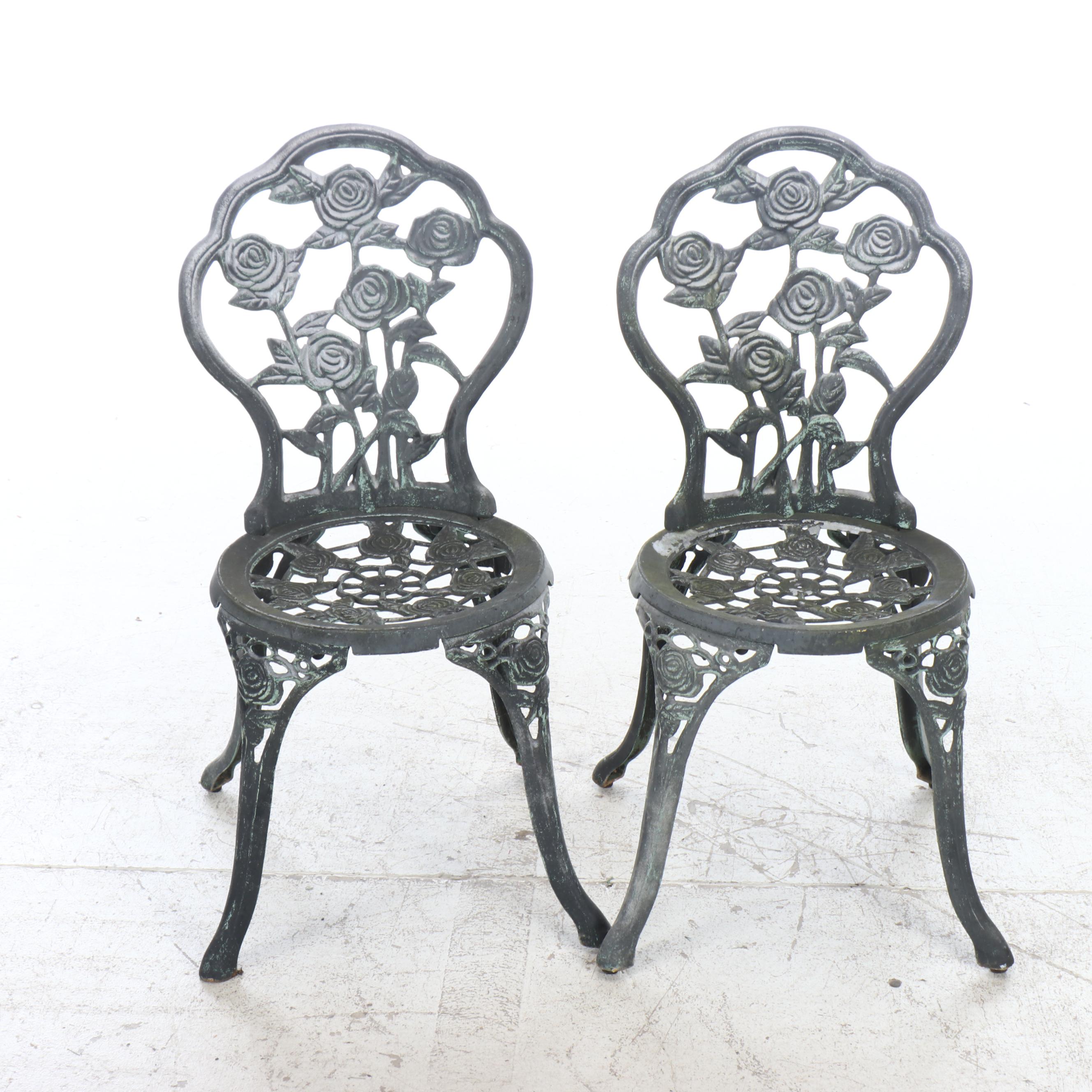 Cast Aluminum Patio Bistro Set