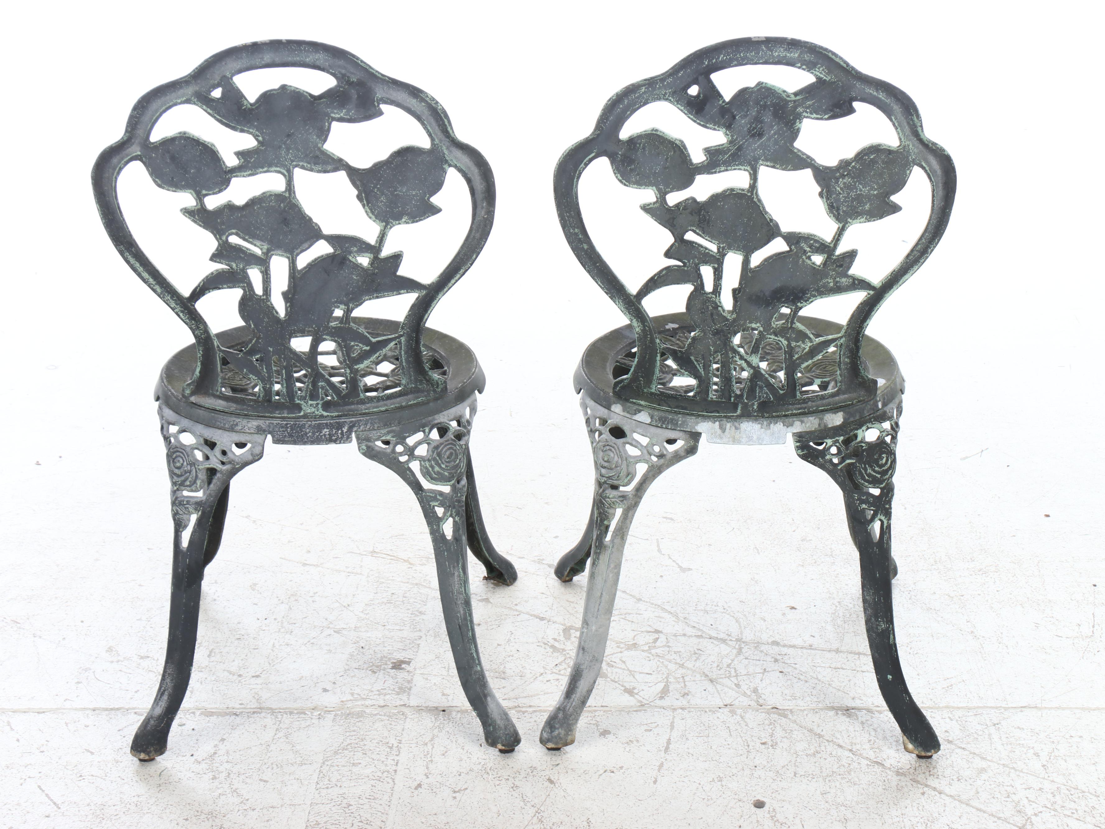 Cast Aluminum Patio Bistro Set