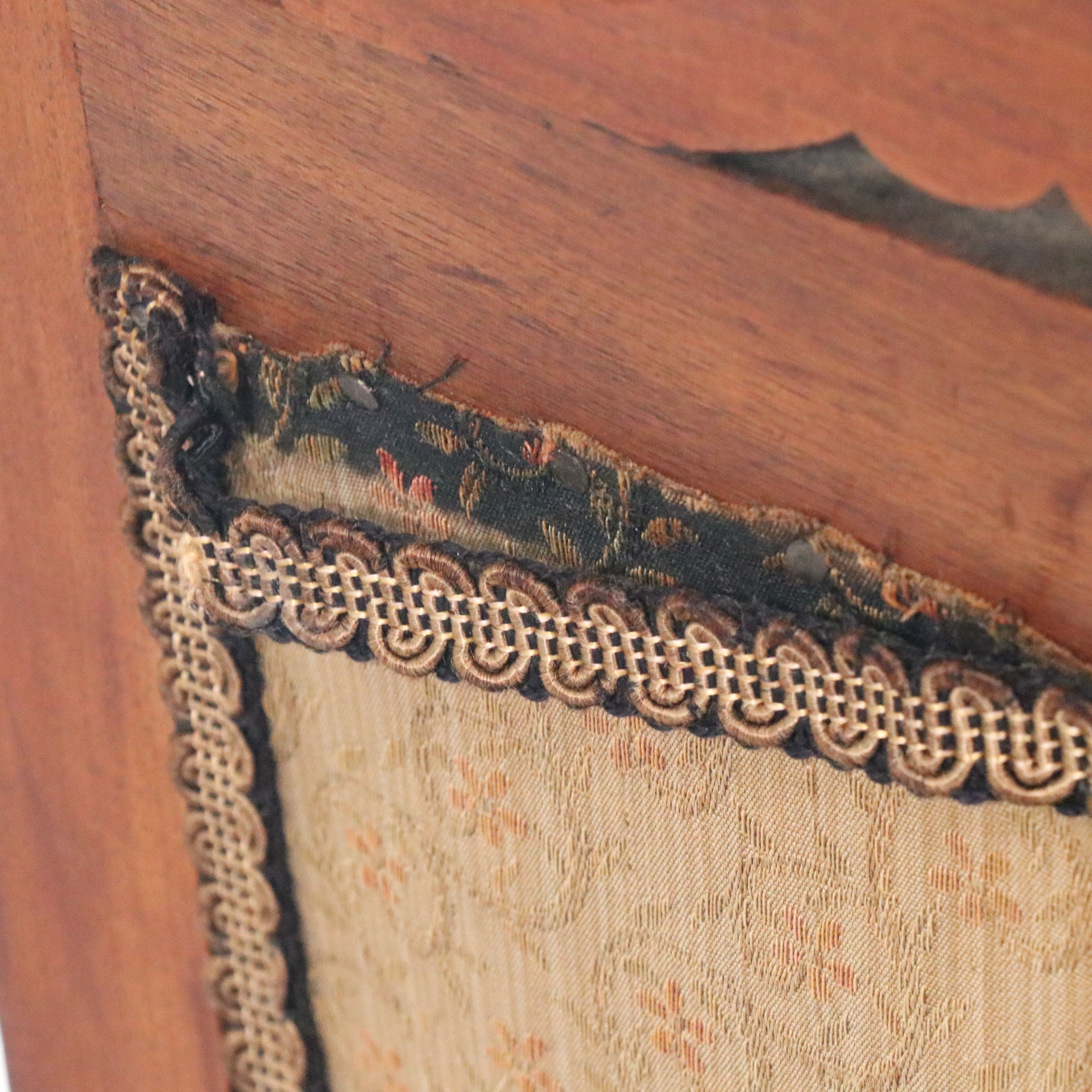 Victorian Eastlake Carved Walnut and Burl Wood Settee, Late 19th/Early 20th C.