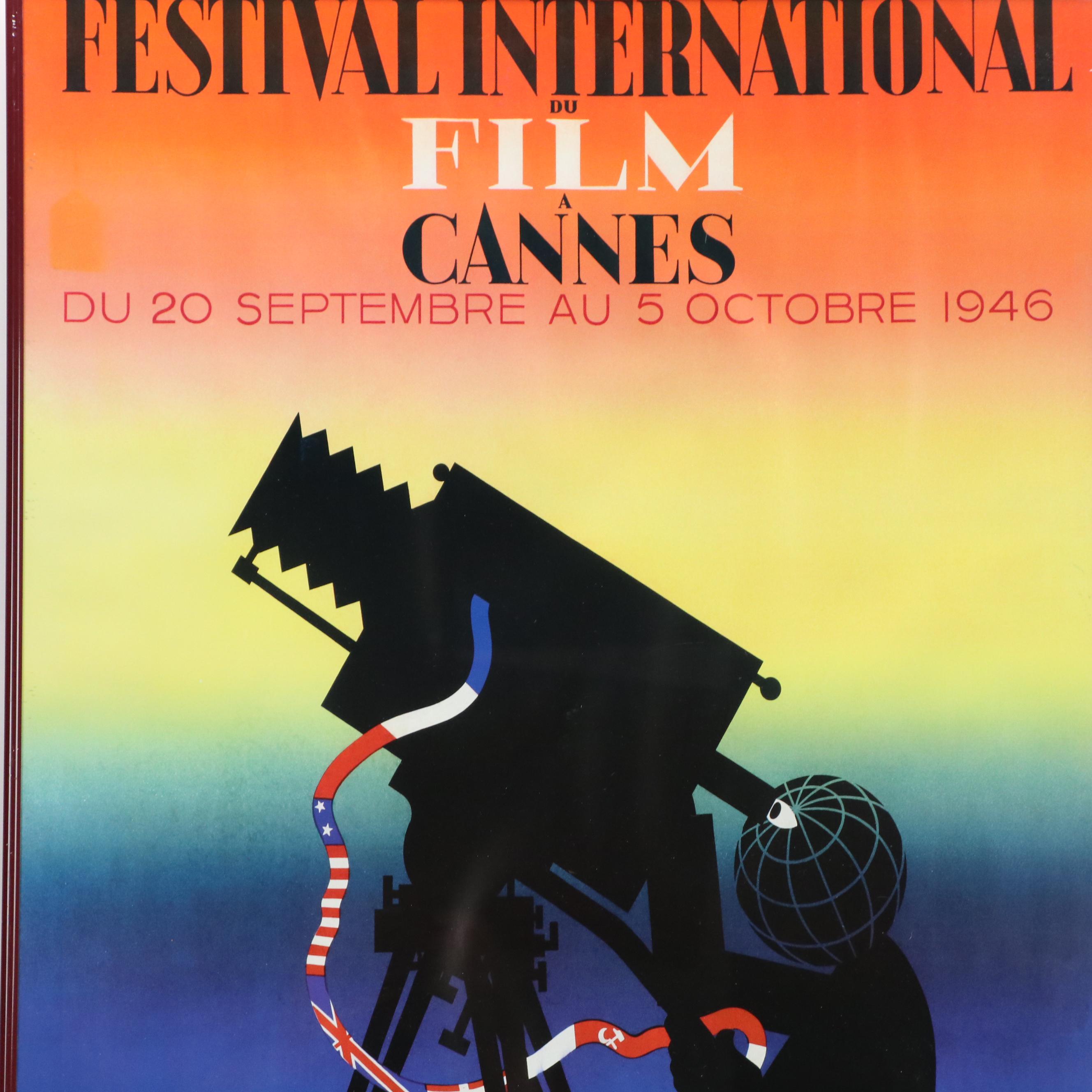 Cannes International Film Festival Poster After Paul Colin