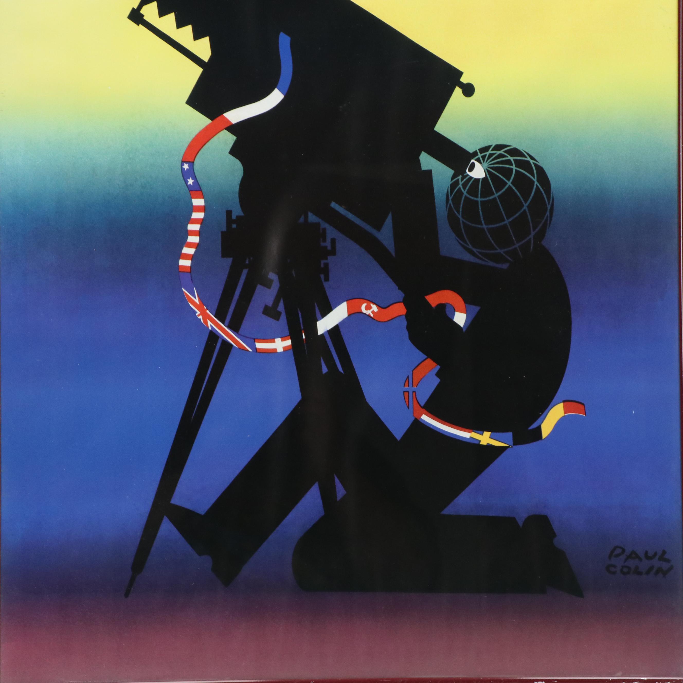 Cannes International Film Festival Poster After Paul Colin