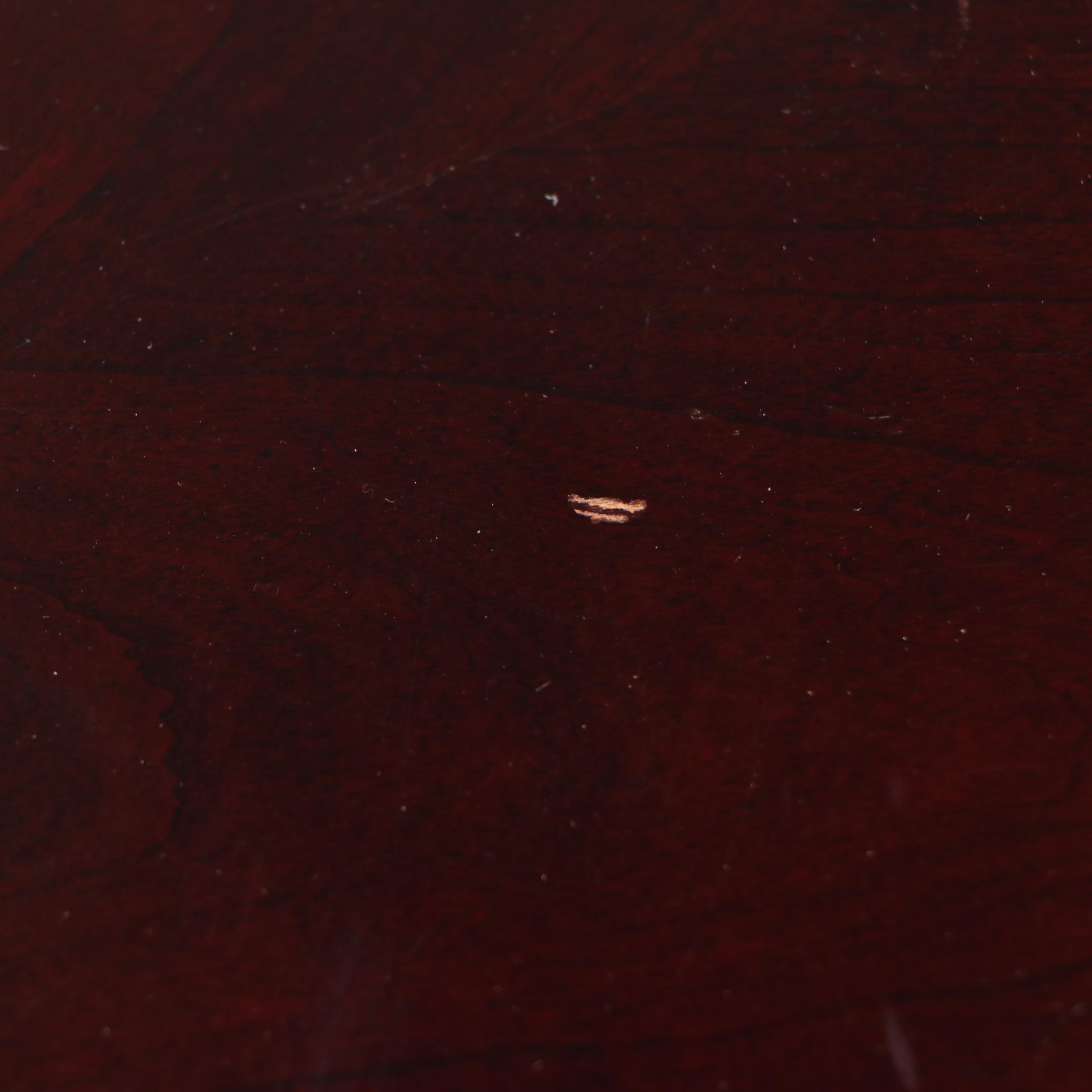 Pair of Bombay Company Mahogany Side Tables, 2006