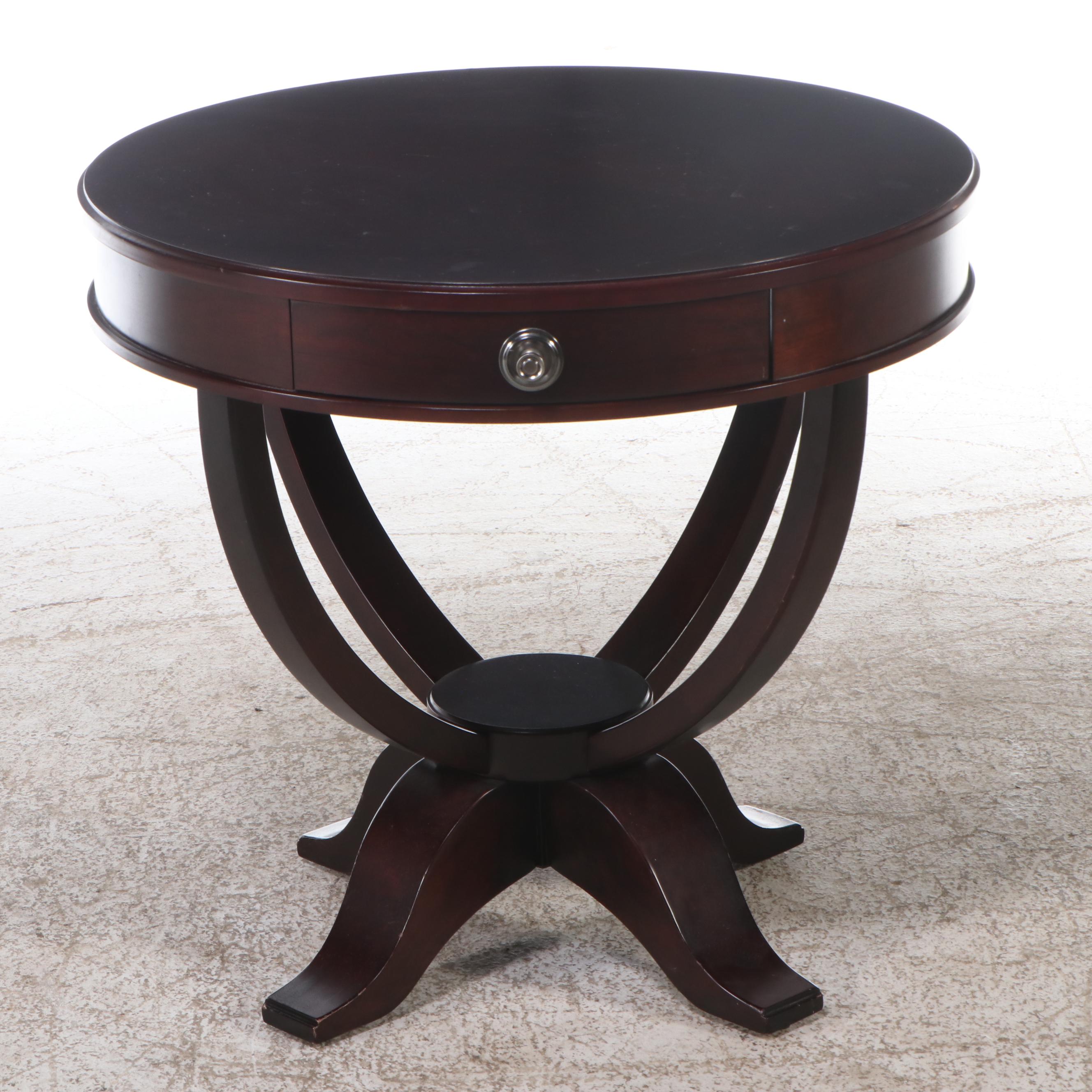 Pair of Bombay Company Mahogany Side Tables, 2006