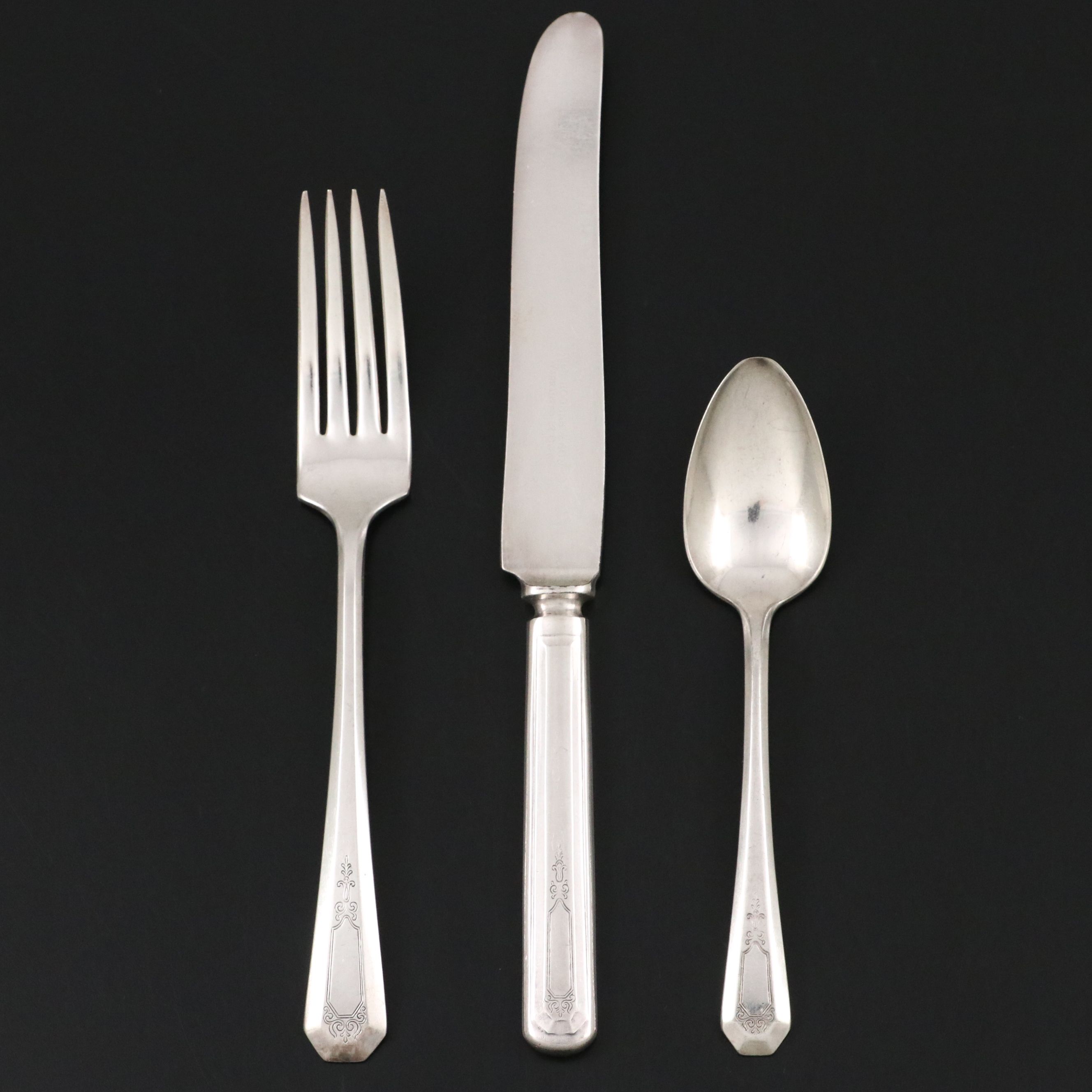 Wm. Rogers & Son "La France" Silver Plate Flatware, 1920