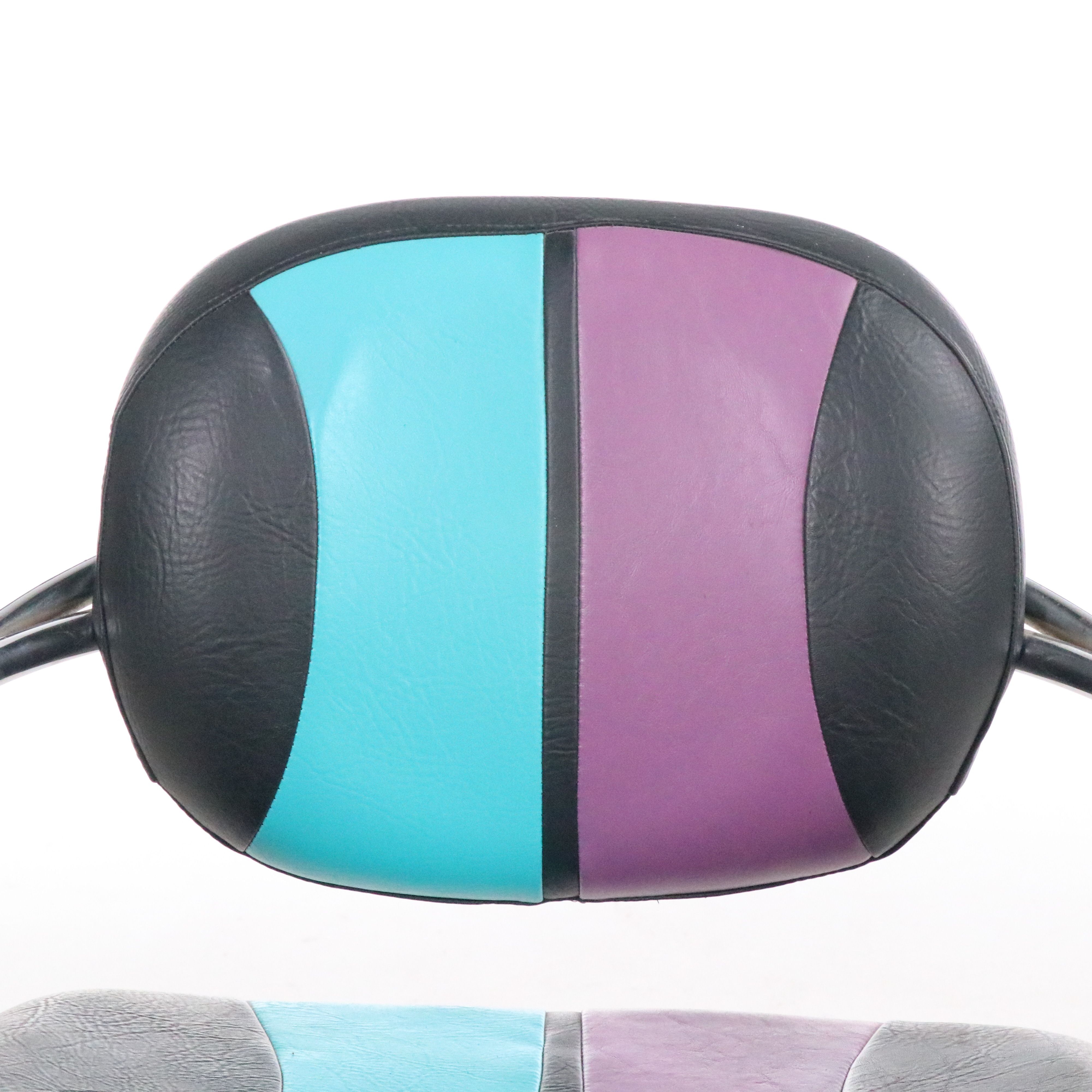 Belvedere Company Faux Leather Upholstered Hydraulic Barber's Chair, Late 20th C