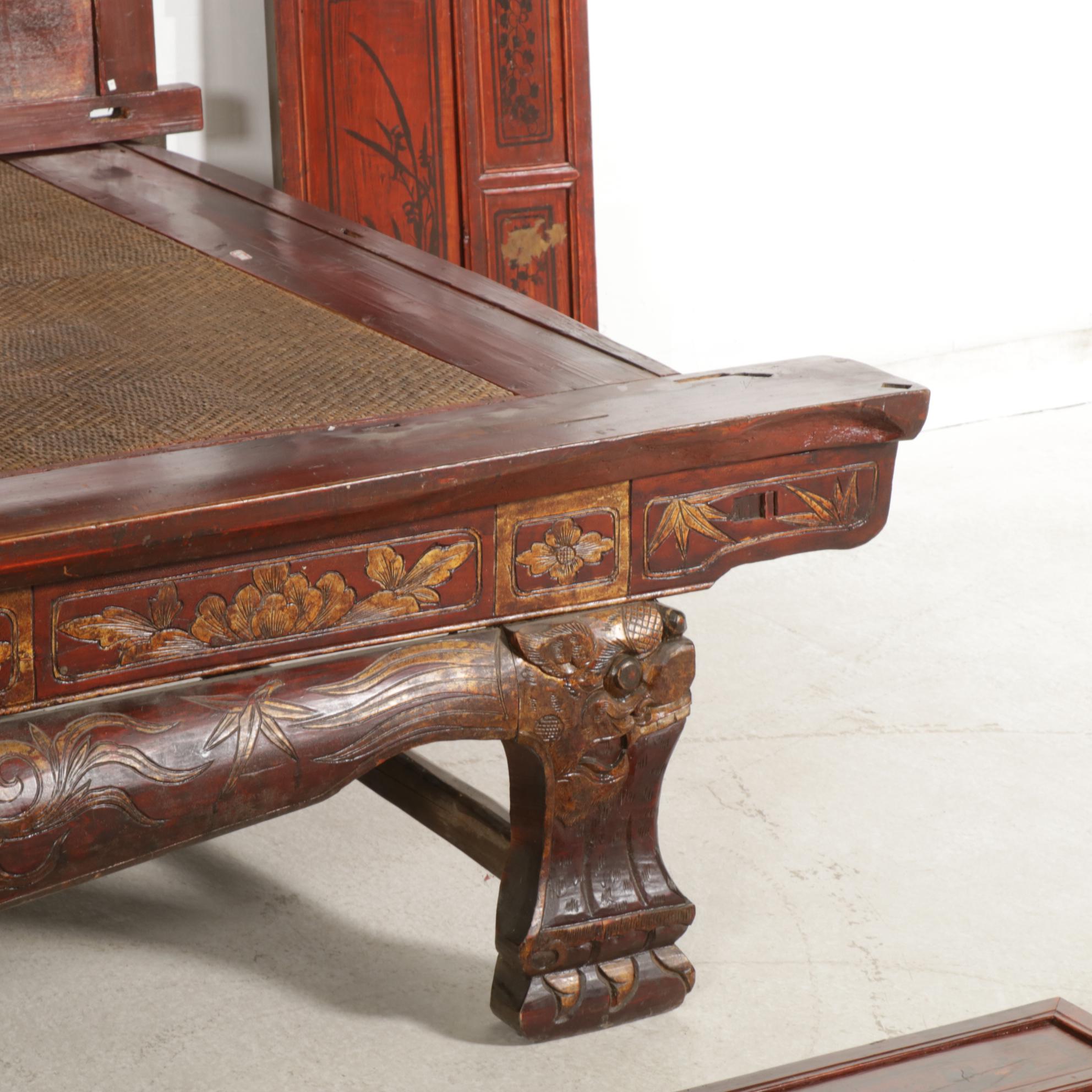 Chinese Wedding Bed, Early 20th Century