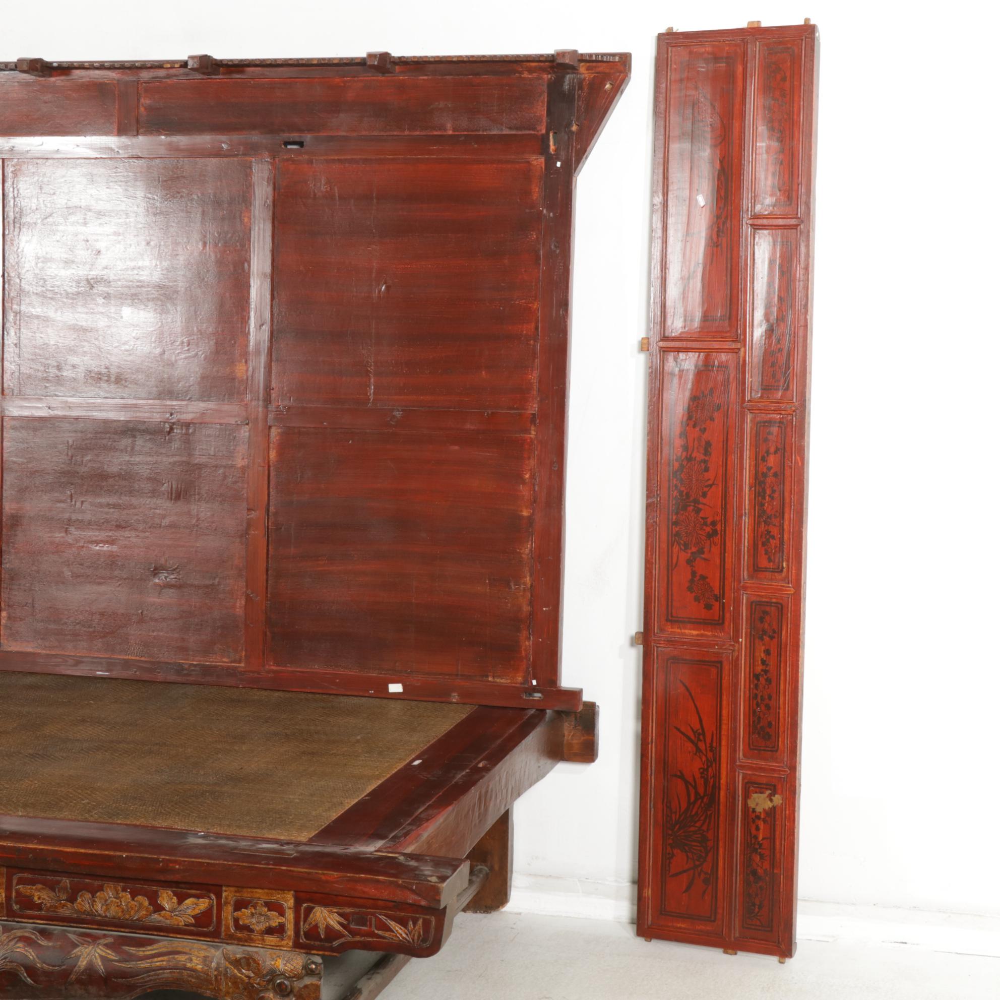 Chinese Wedding Bed, Early 20th Century