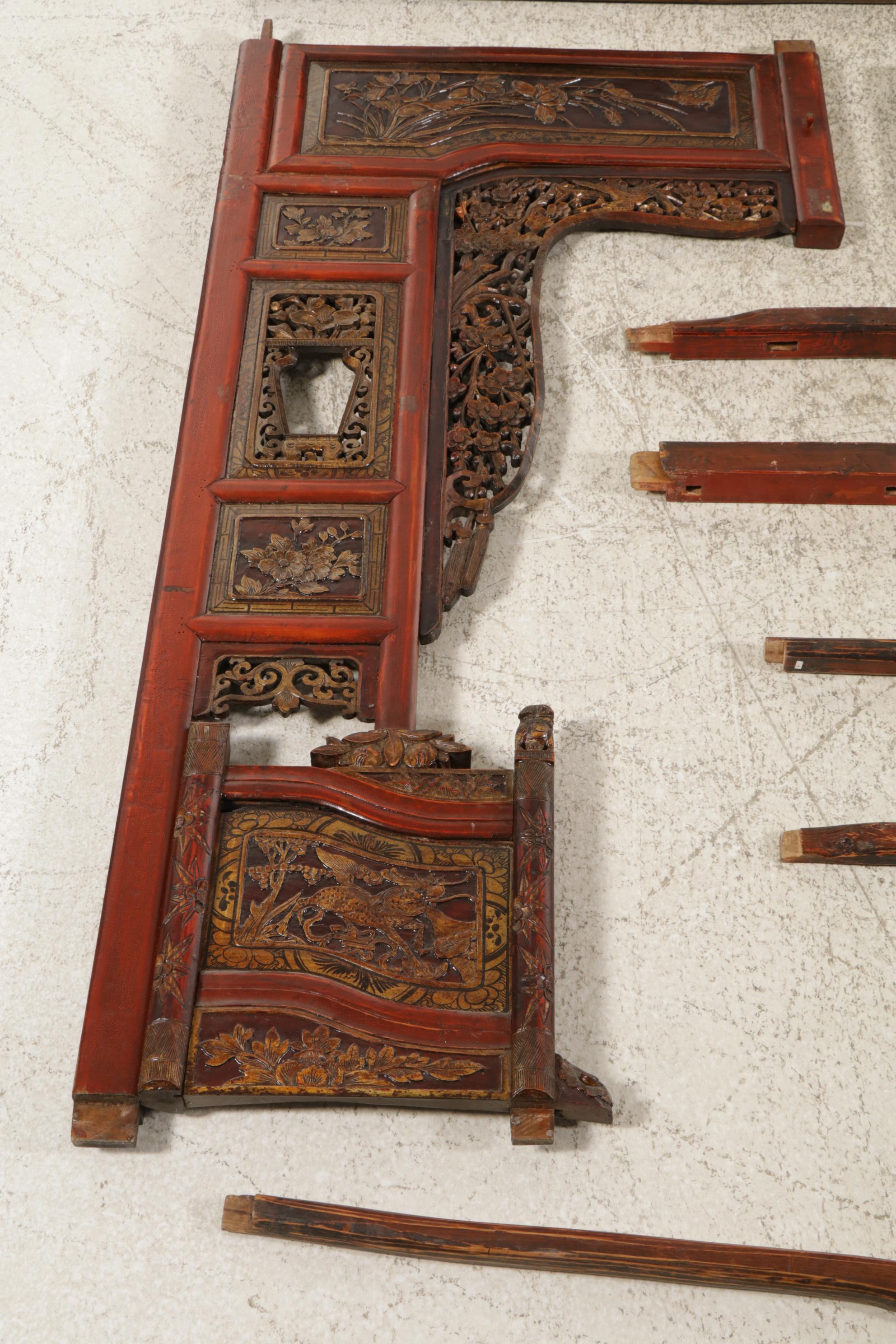 Chinese Wedding Bed, Early 20th Century