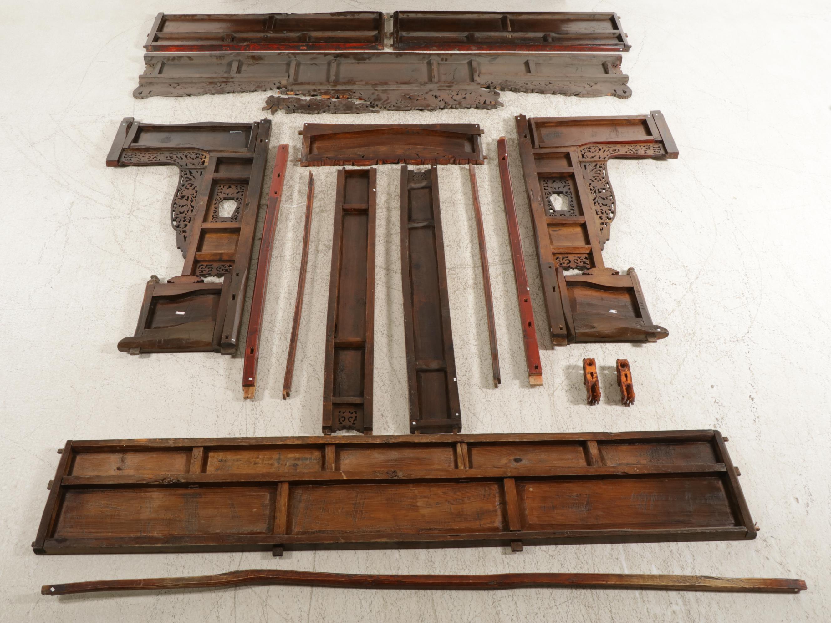 Chinese Wedding Bed, Early 20th Century