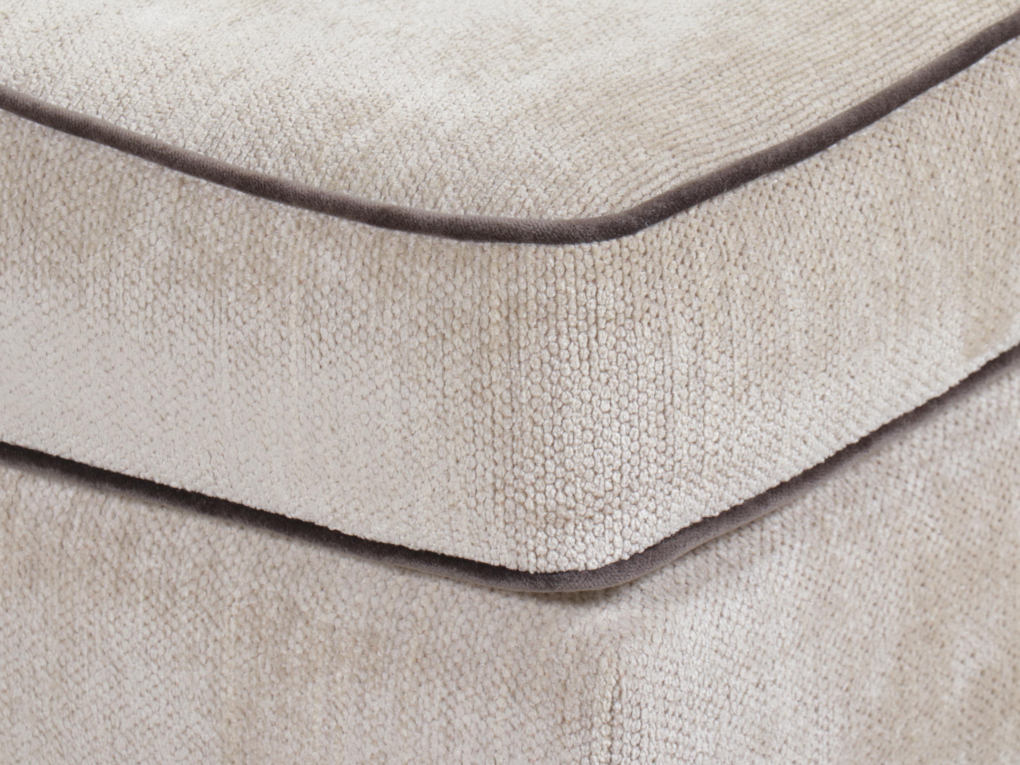 Pair of Contemporary Upholstered Ottomans