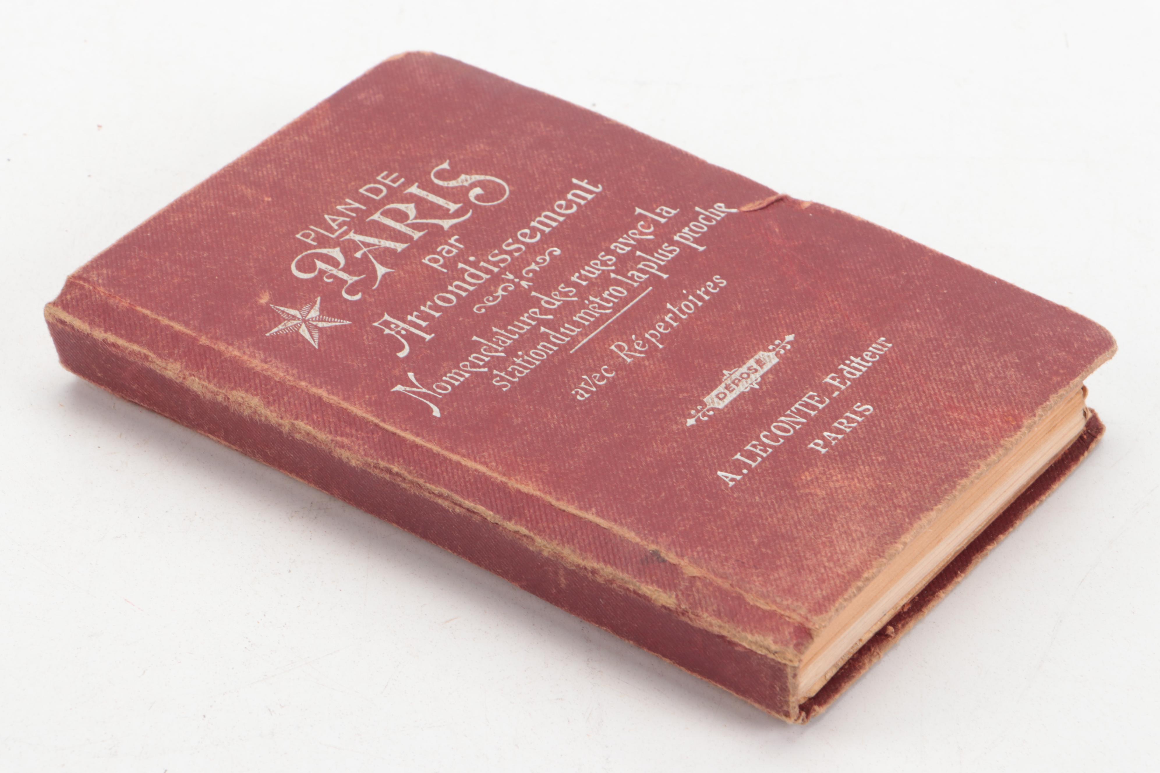 "A Guide to the Louvre" and Other Antique French Travel Guide Books