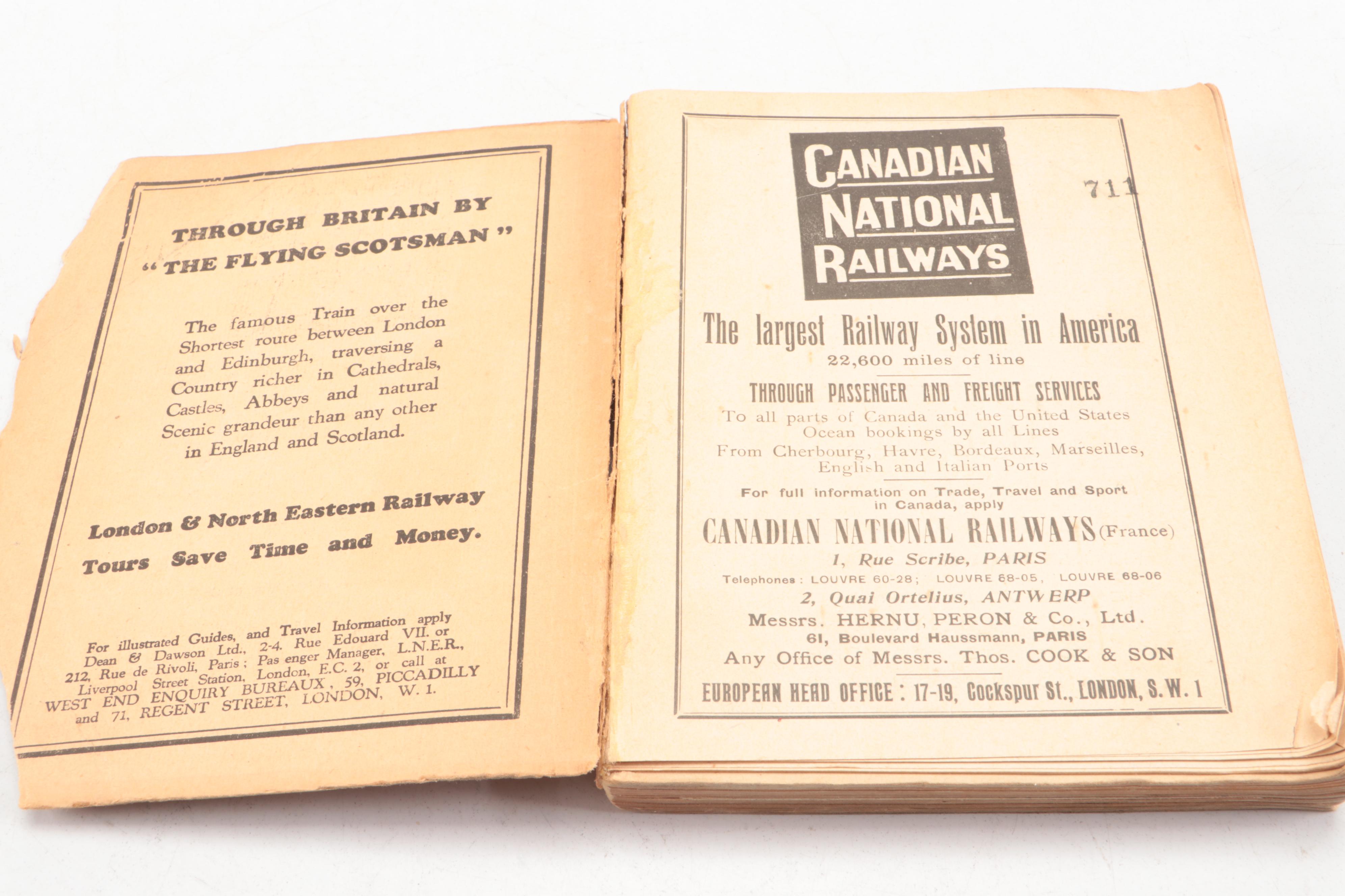 "A Guide to the Louvre" and Other Antique French Travel Guide Books