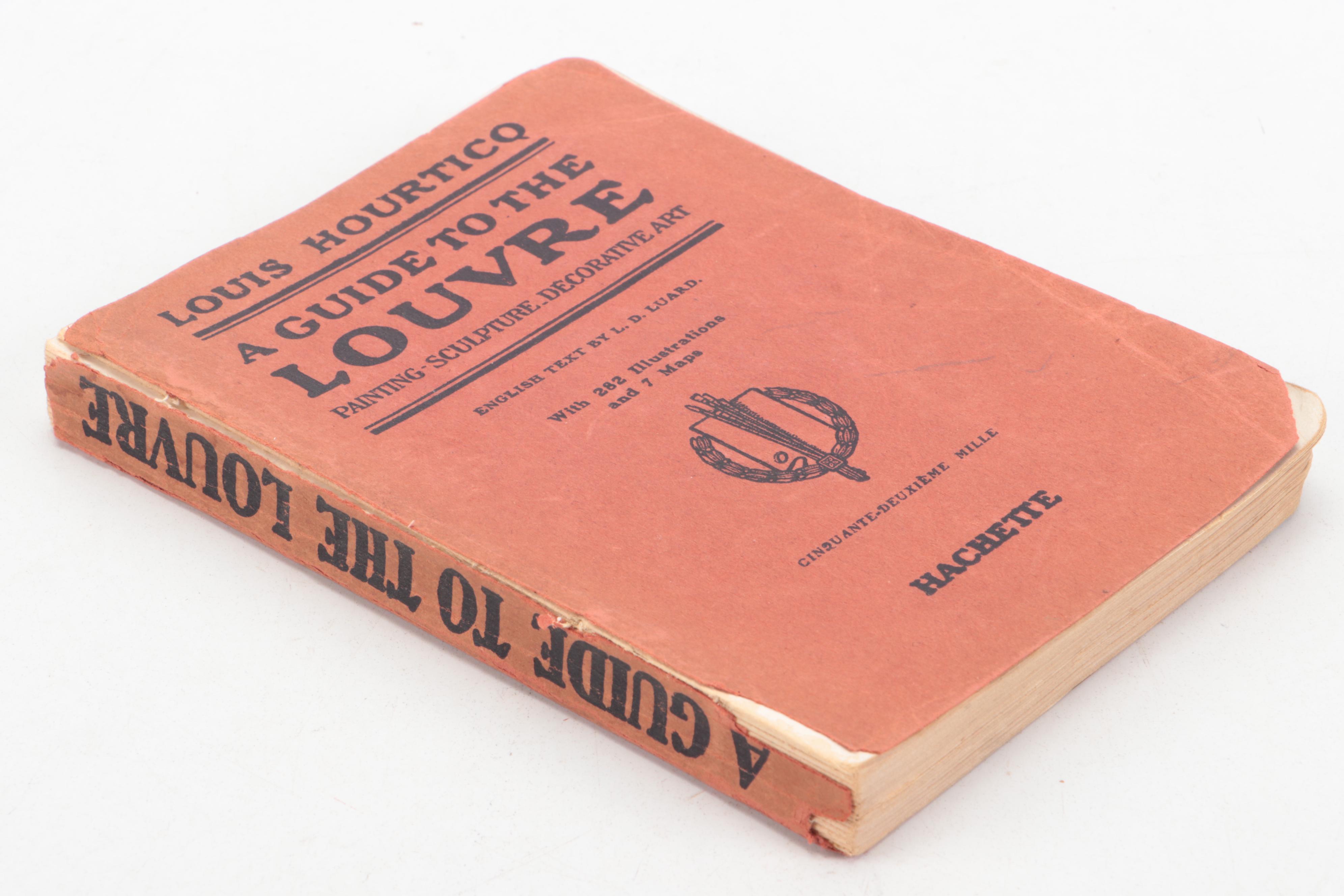 "A Guide to the Louvre" and Other Antique French Travel Guide Books