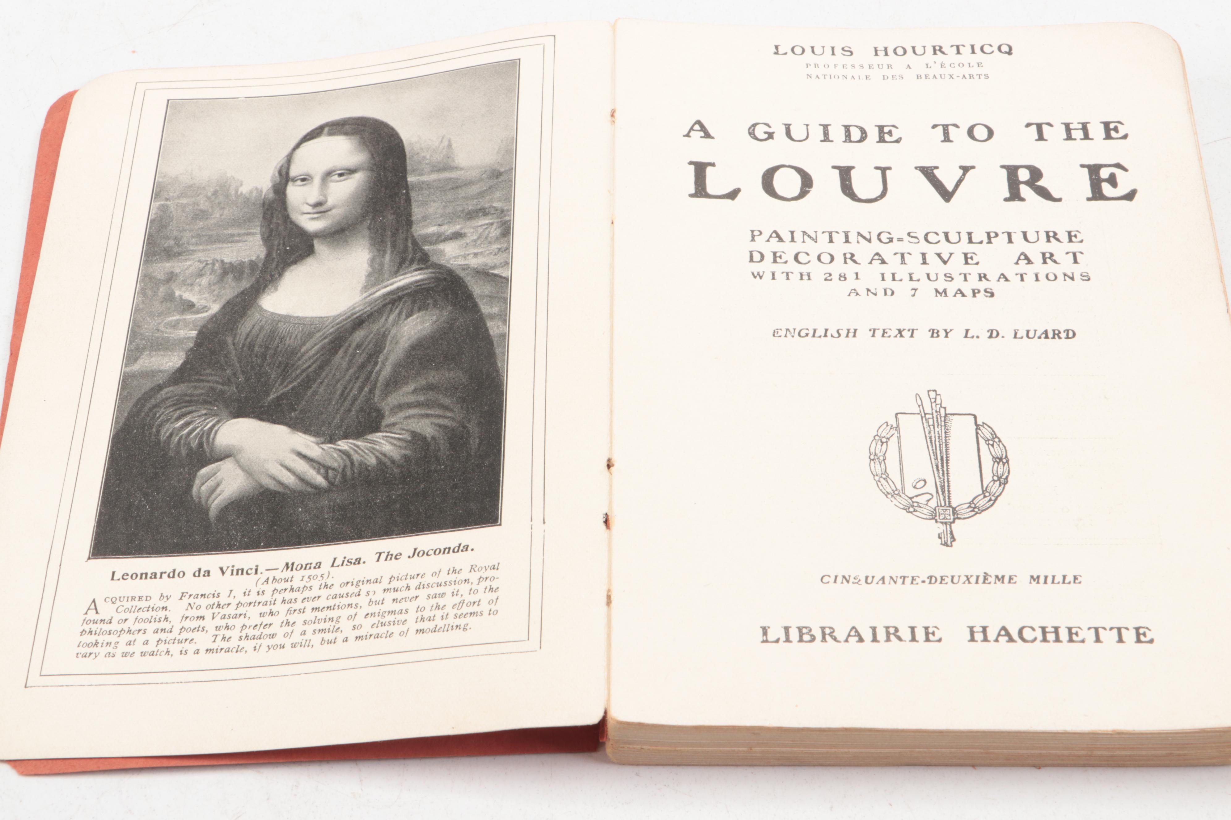 "A Guide to the Louvre" and Other Antique French Travel Guide Books
