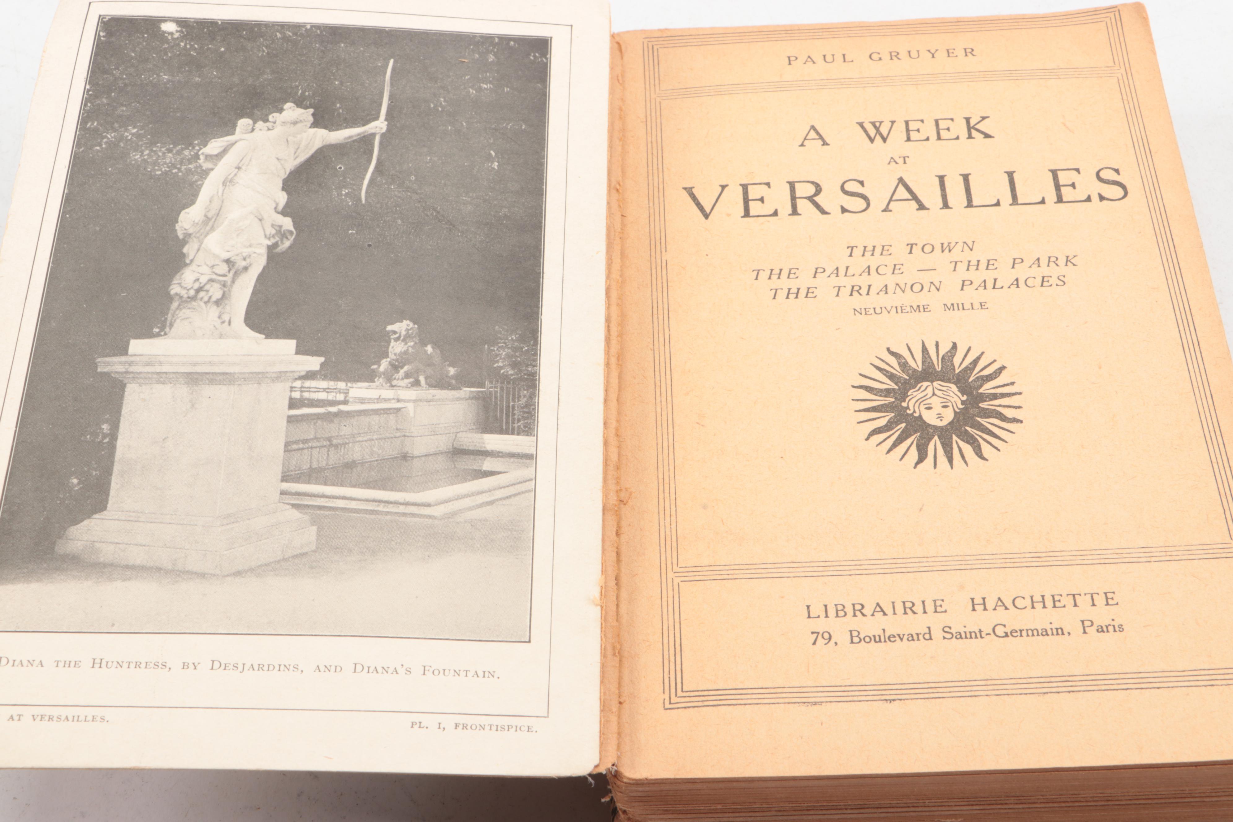 "A Guide to the Louvre" and Other Antique French Travel Guide Books