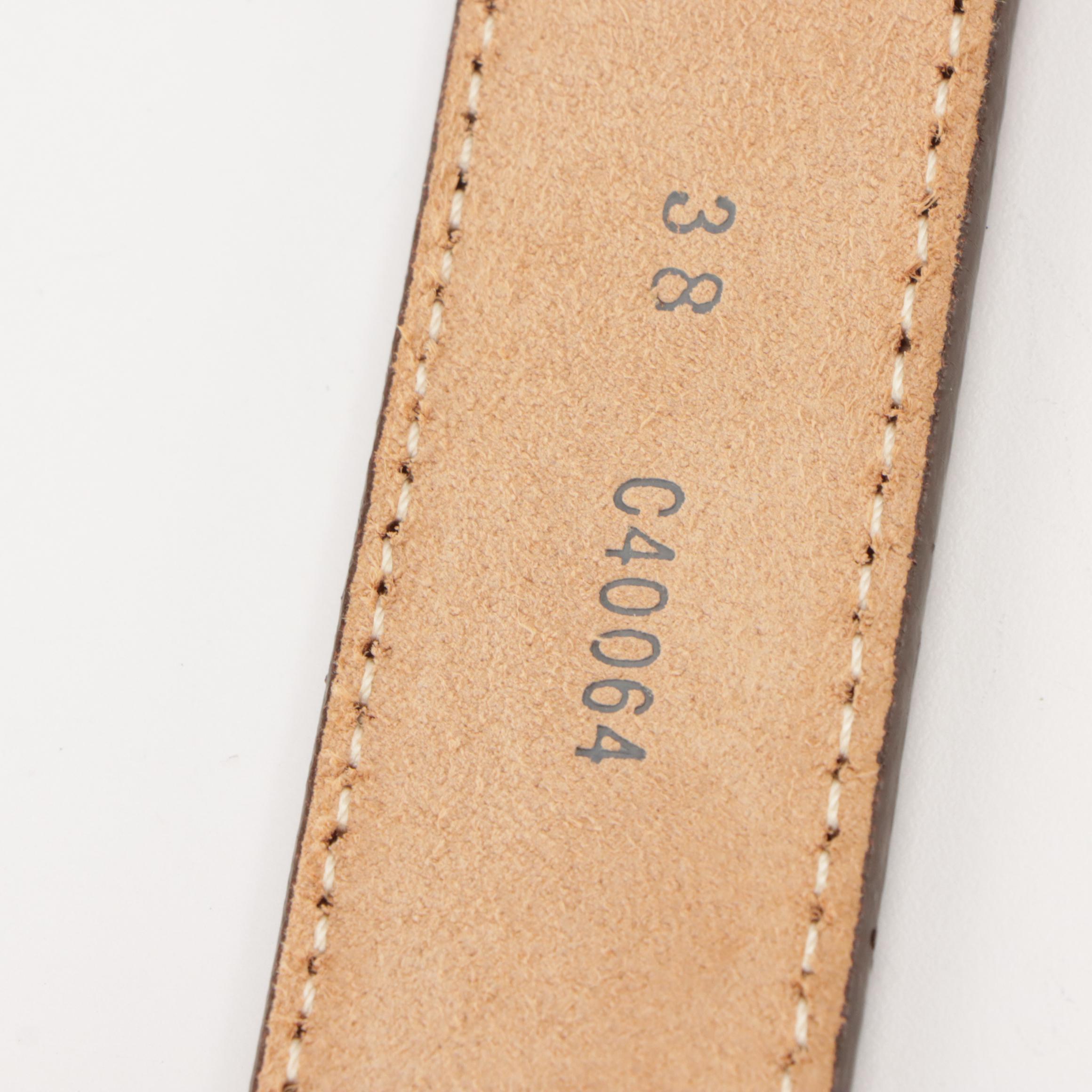 Tony Lama, Justin & Nocona Tooled Leather Belts with Mosaic Inlay Buckle