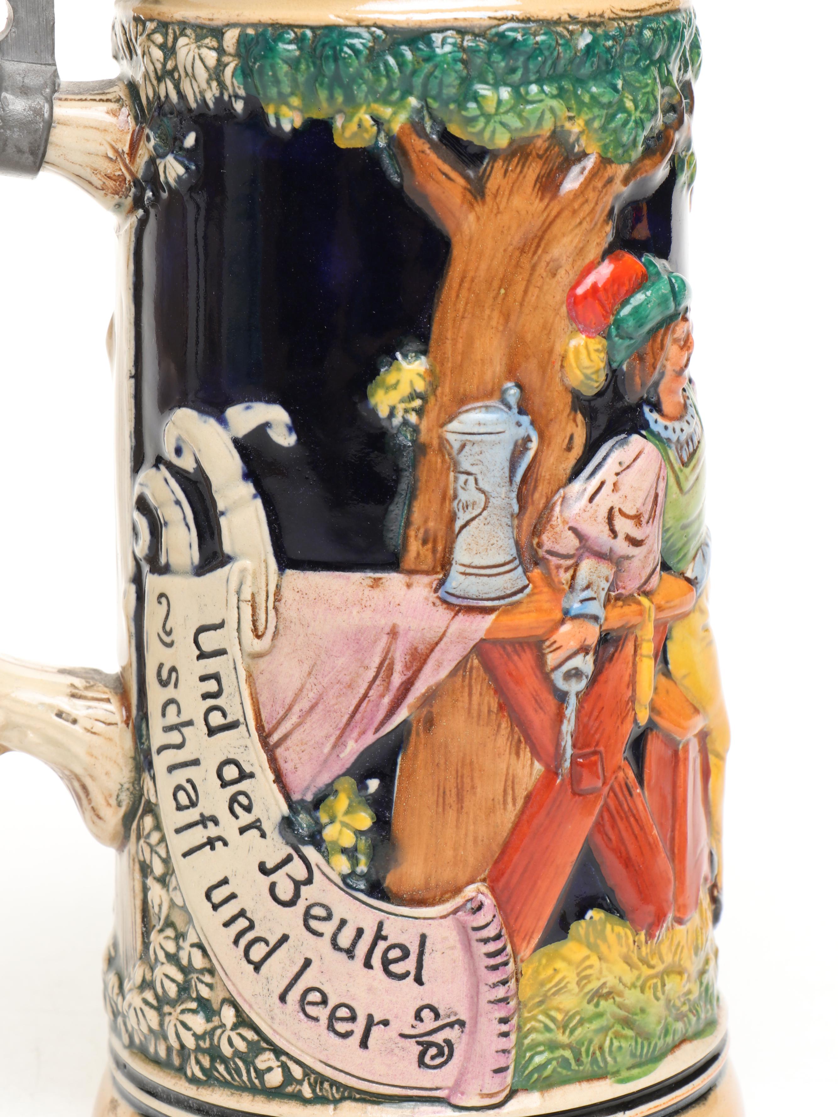 German King, Zoller & Born, More Beer Steins with Japanese Beer Stein Music Box