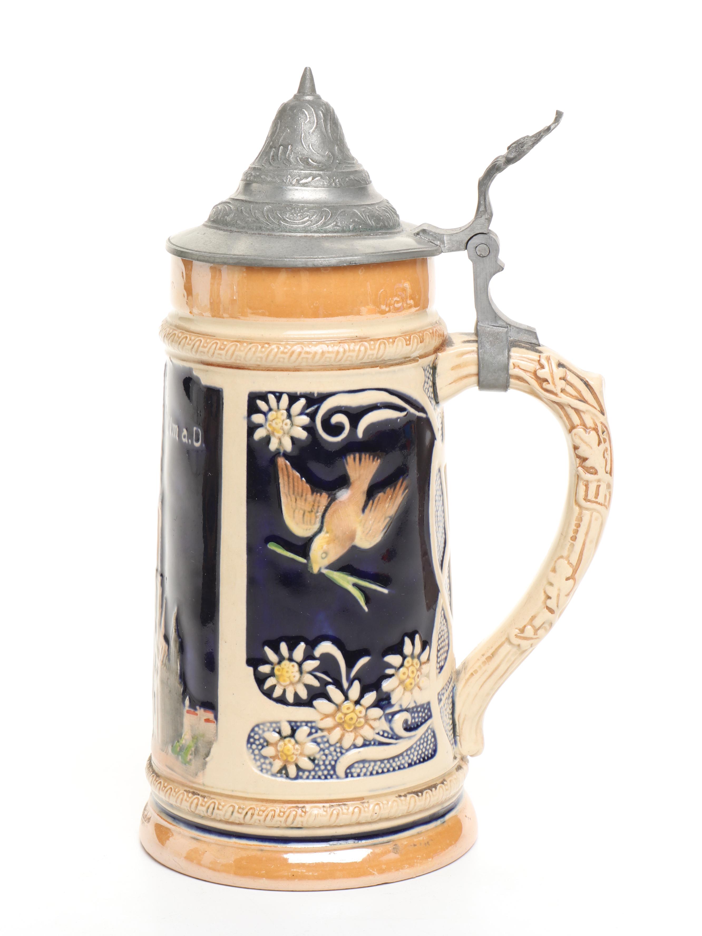 German King, Zoller & Born, More Beer Steins with Japanese Beer Stein Music Box