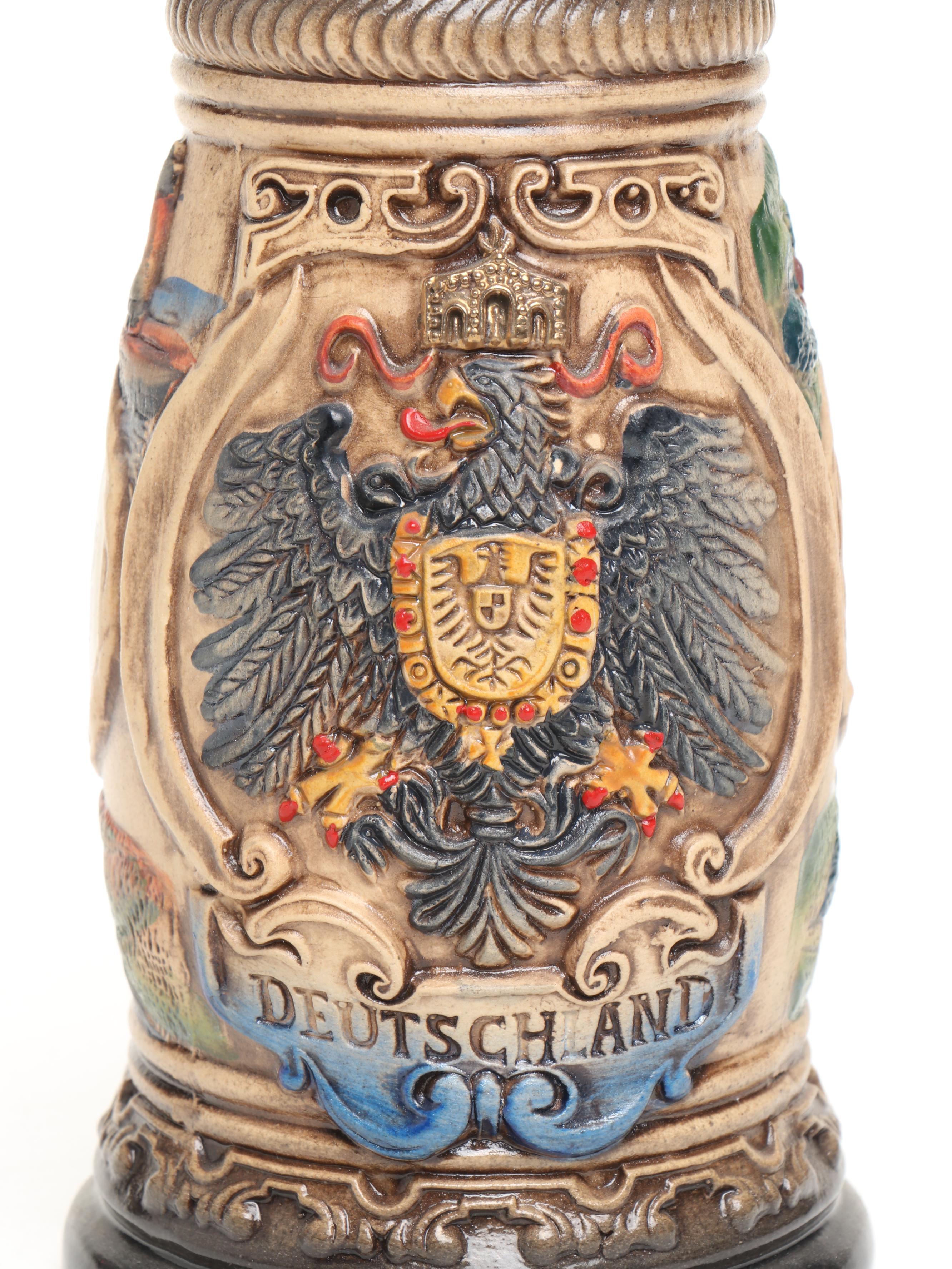 German King, Zoller & Born, More Beer Steins with Japanese Beer Stein Music Box