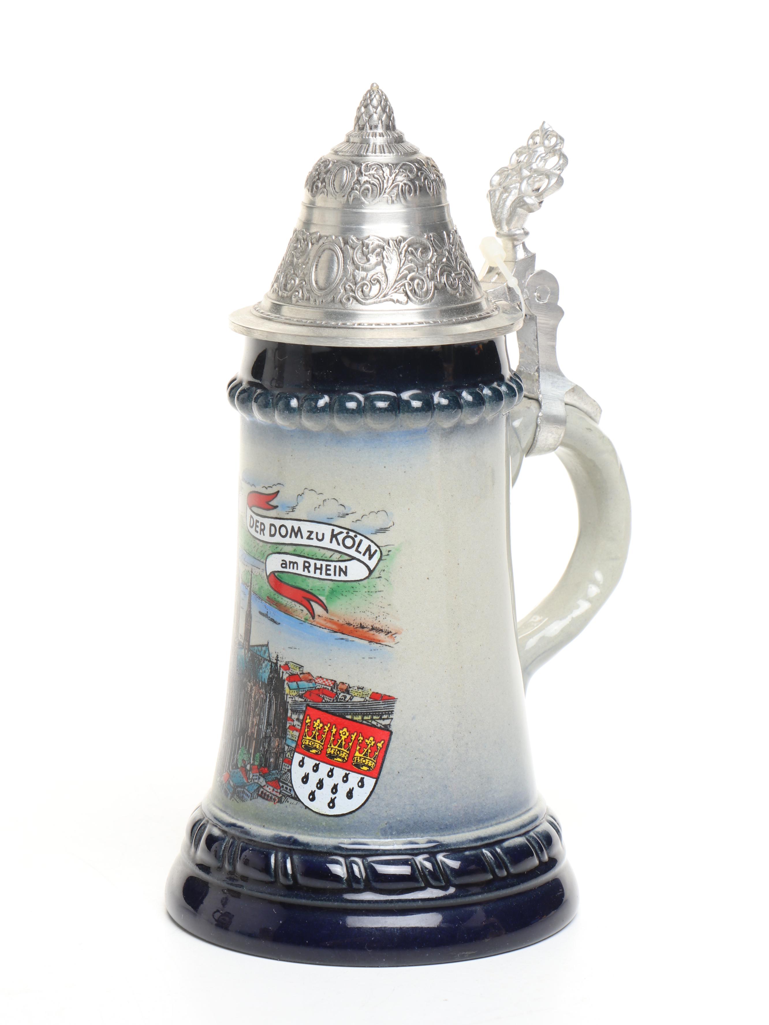 German King, Zoller & Born, More Beer Steins with Japanese Beer Stein Music Box