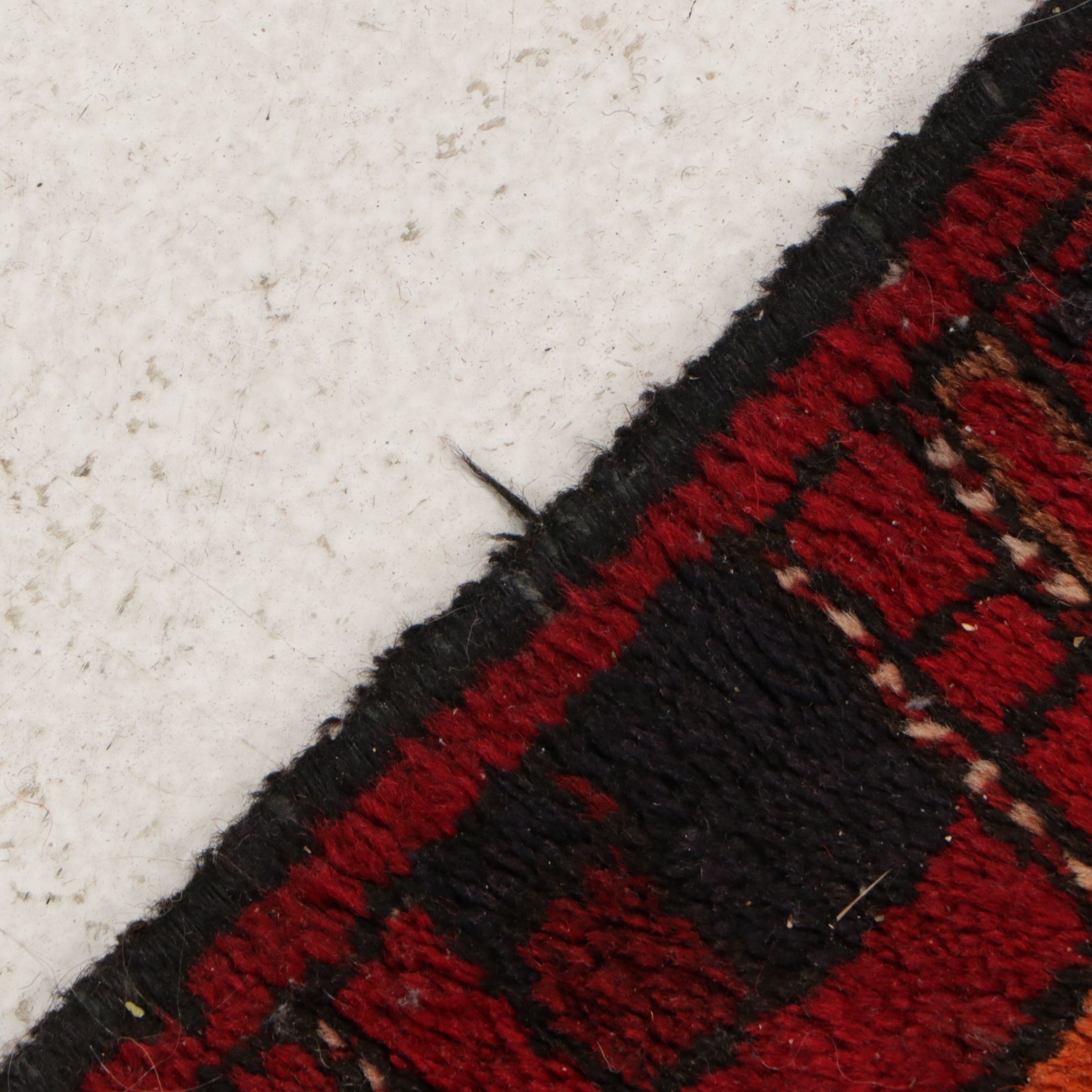 3'9 x 9'11 Hand-Knotted Persian Hamadan Long Rug