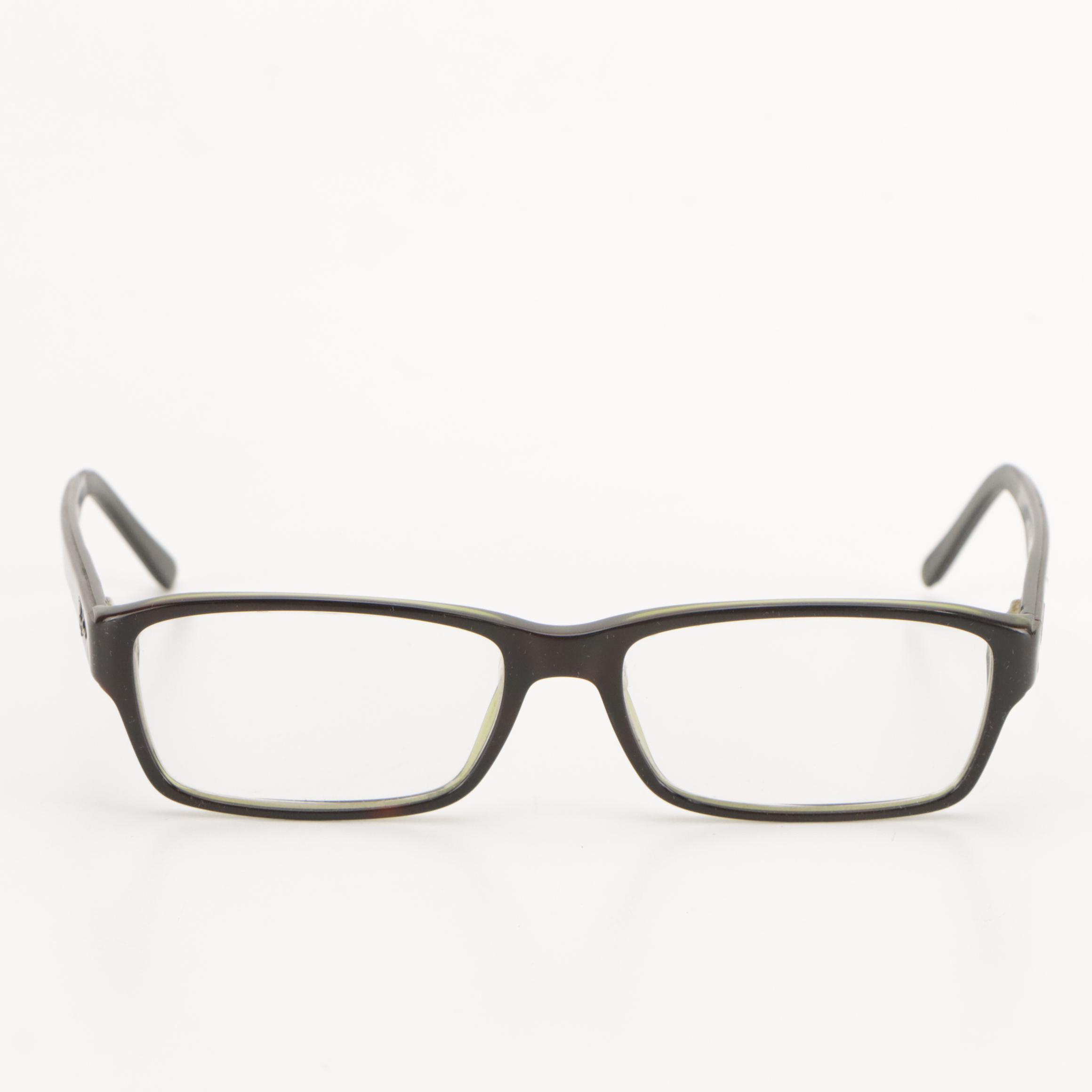 Ray-Ban Rectangular and Ralph Lauren Square Prescription Glasses With Cases