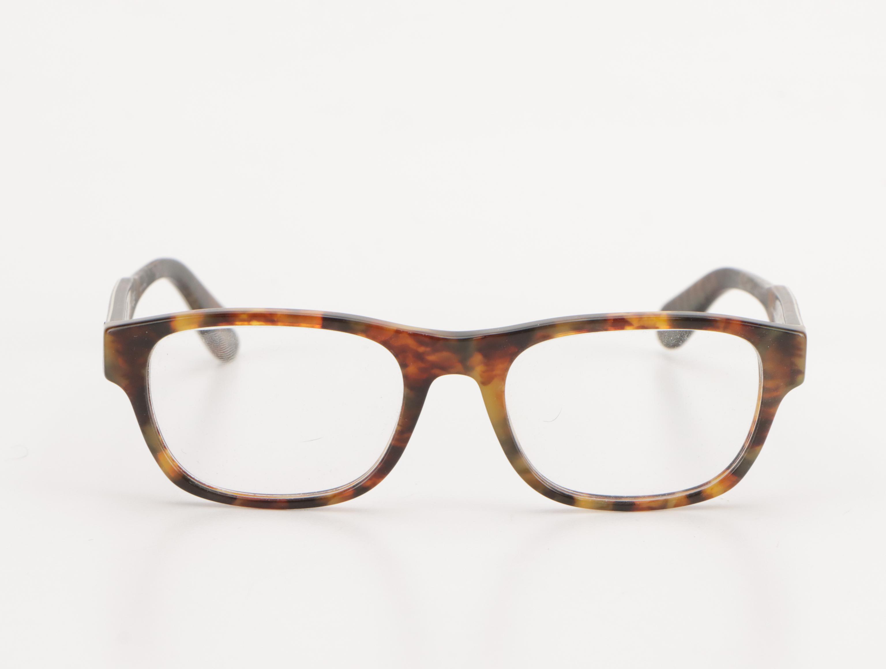 Ray-Ban Rectangular and Ralph Lauren Square Prescription Glasses With Cases