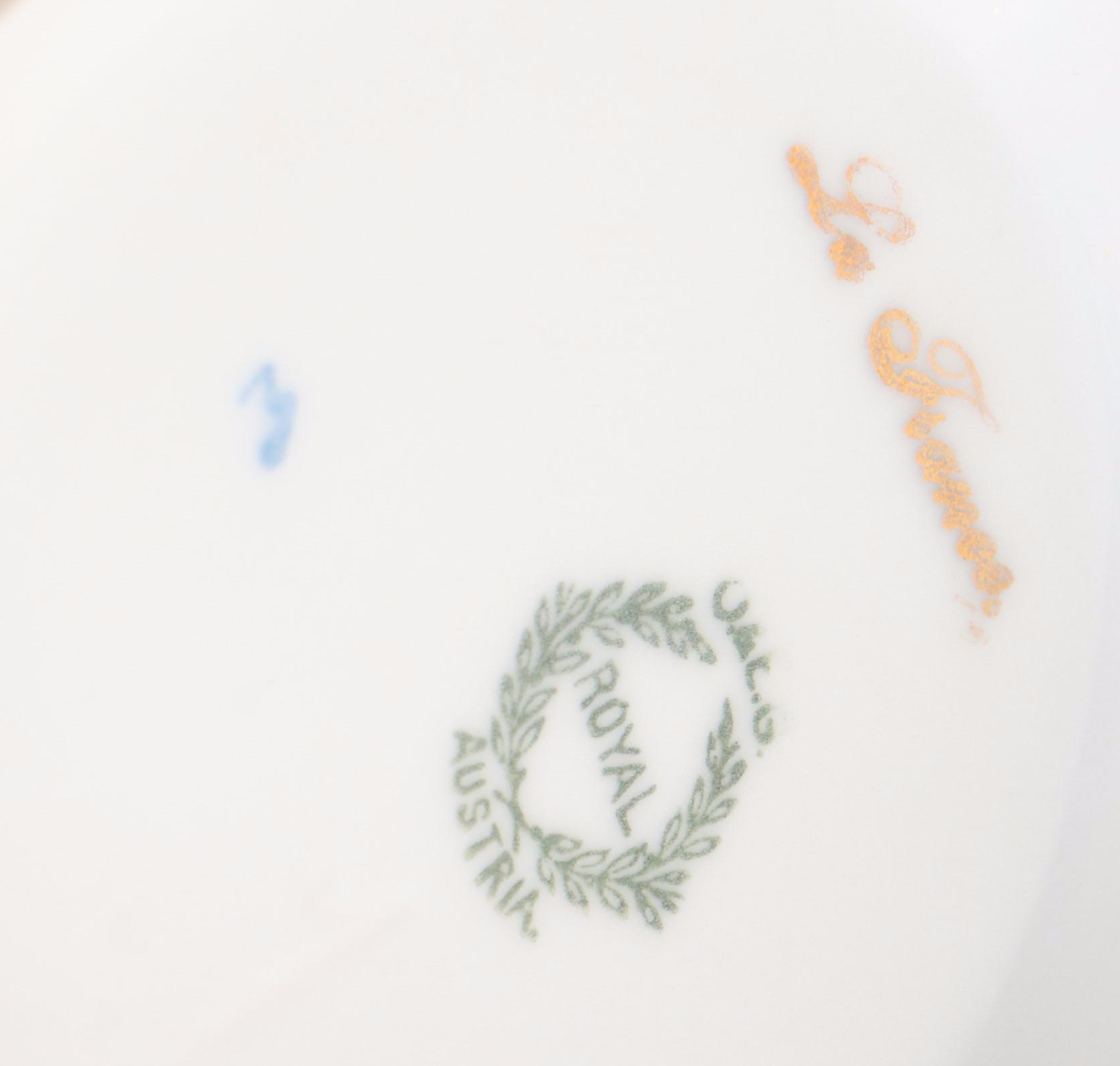 Nippon and Royal Austria Porcelain Teapots with Other Porcelain Teaware