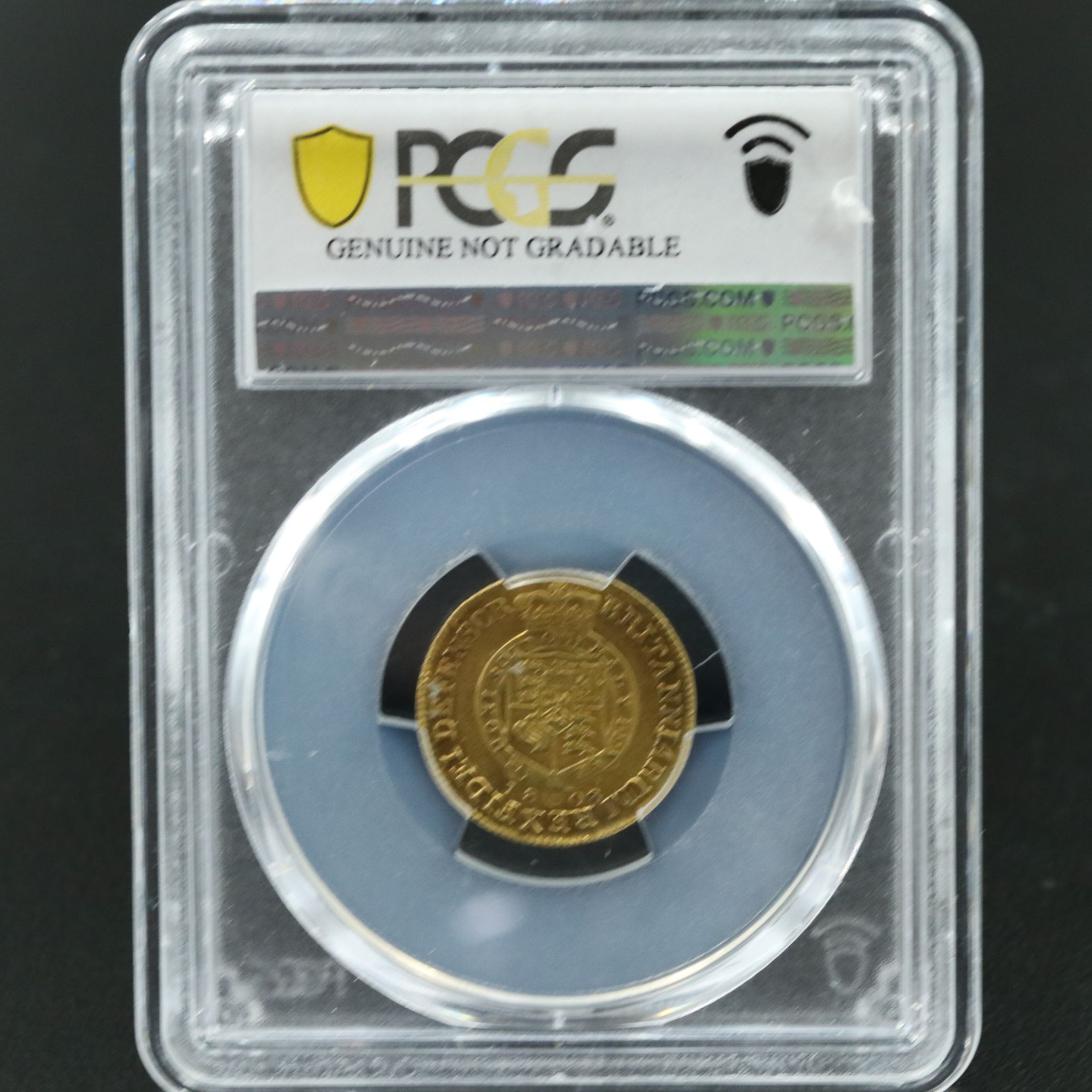 PCGS Genuine AU Details 1808 Great Britain Gold One Half Guinea