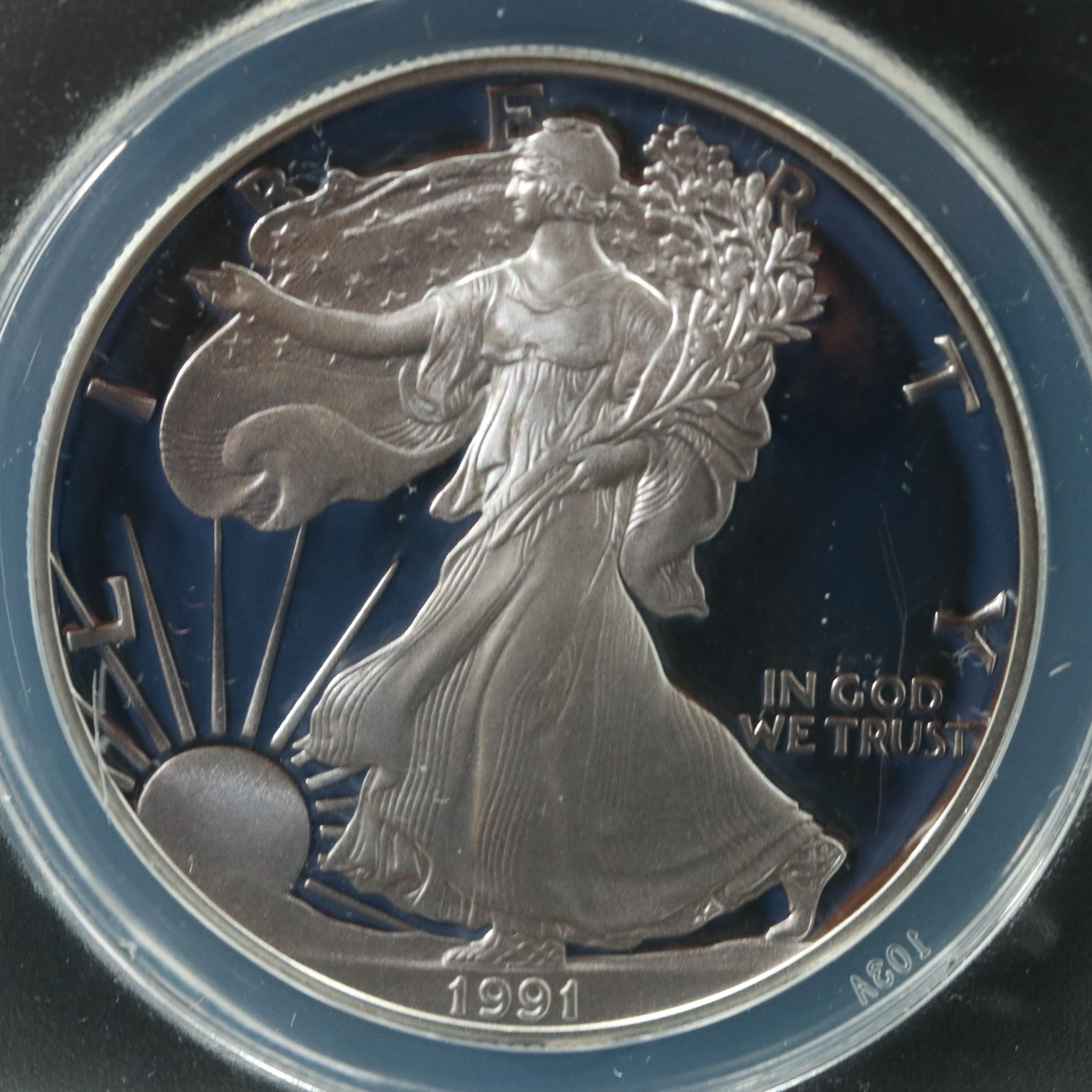 ANACS PR70 DCAM 1991-S American Silver Eagle Proof