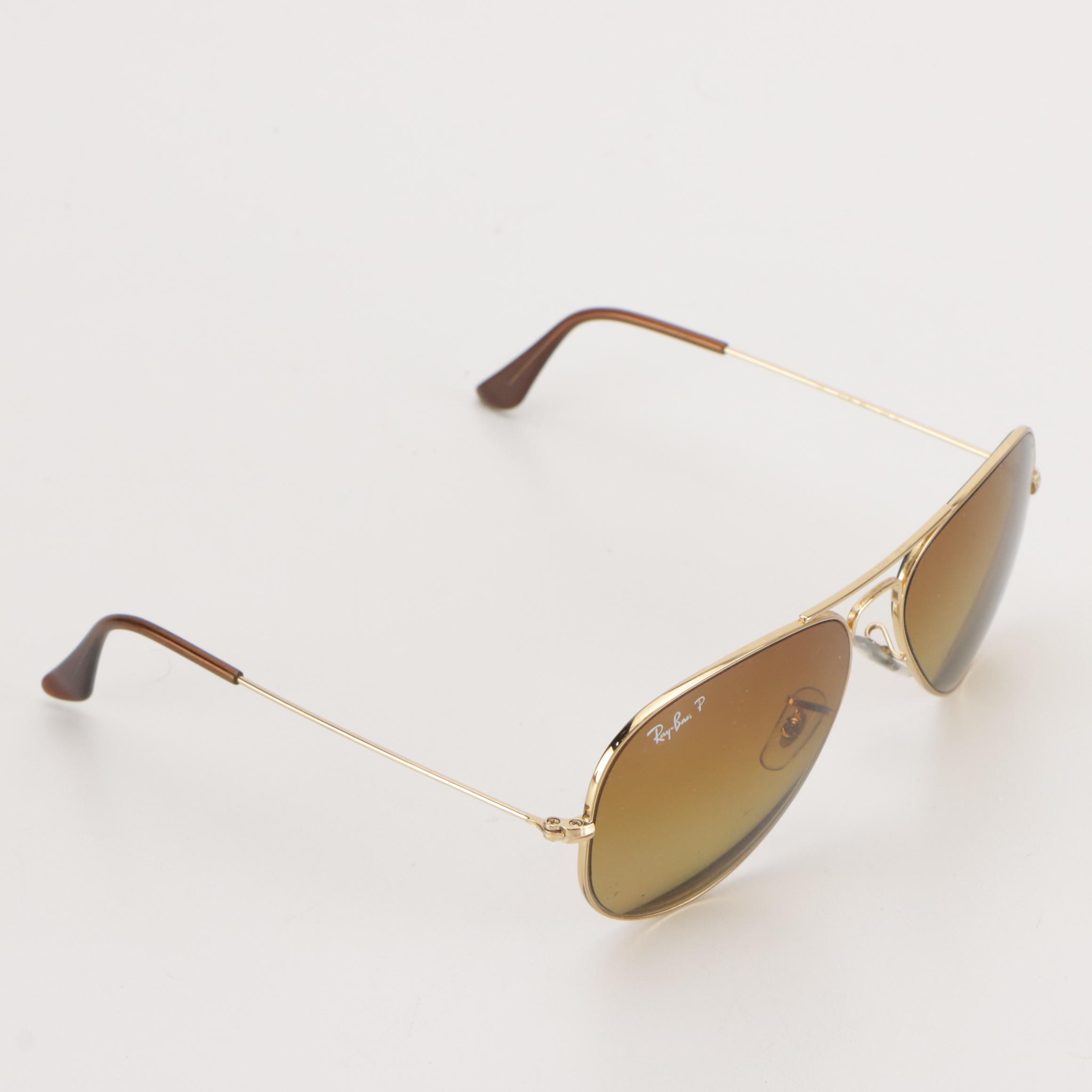 Ray-Ban Aviator and Oakley Square Prescription Sunglasses, With Cases