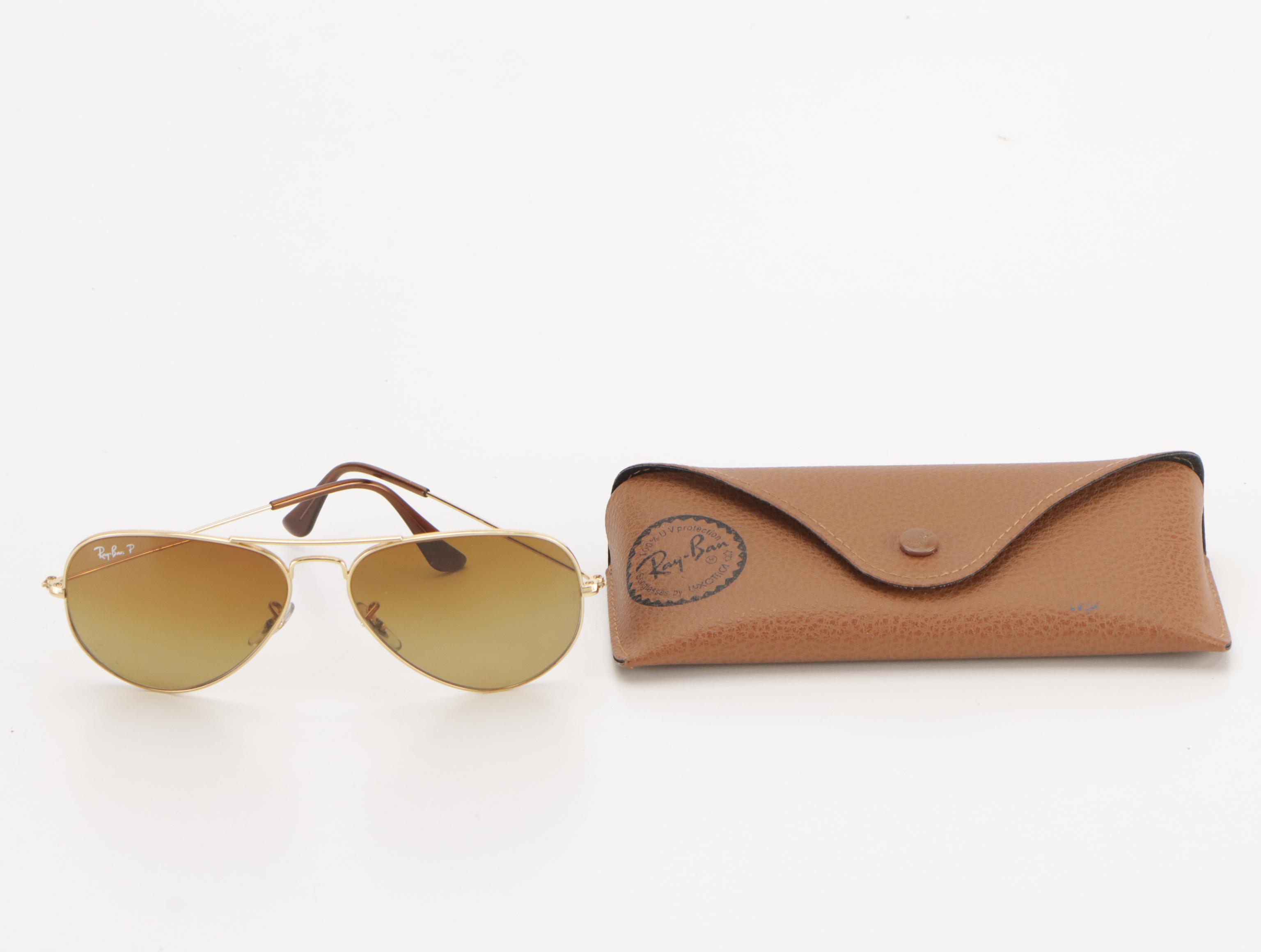 Ray-Ban Aviator and Oakley Square Prescription Sunglasses, With Cases