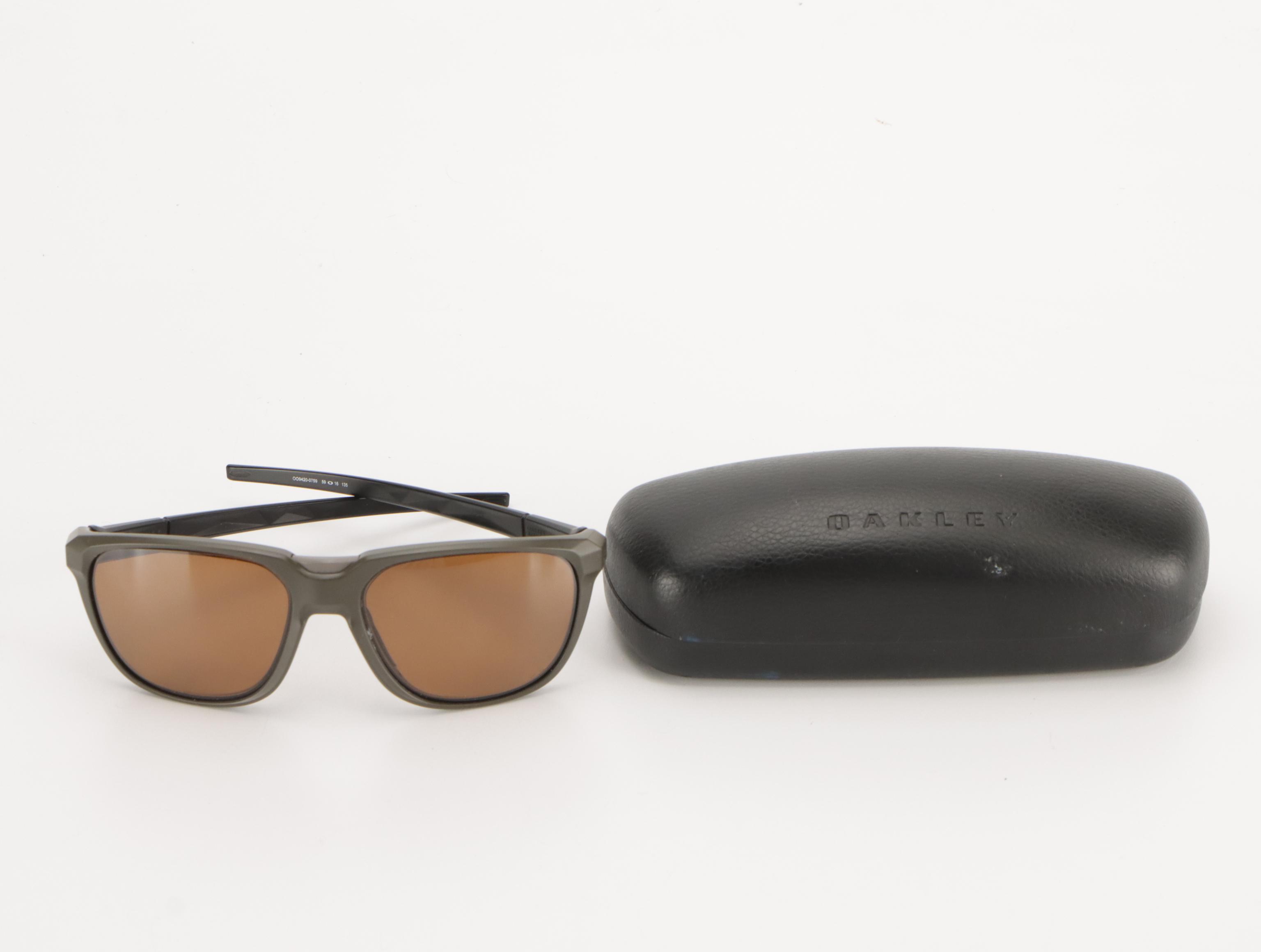 Ray-Ban Aviator and Oakley Square Prescription Sunglasses, With Cases