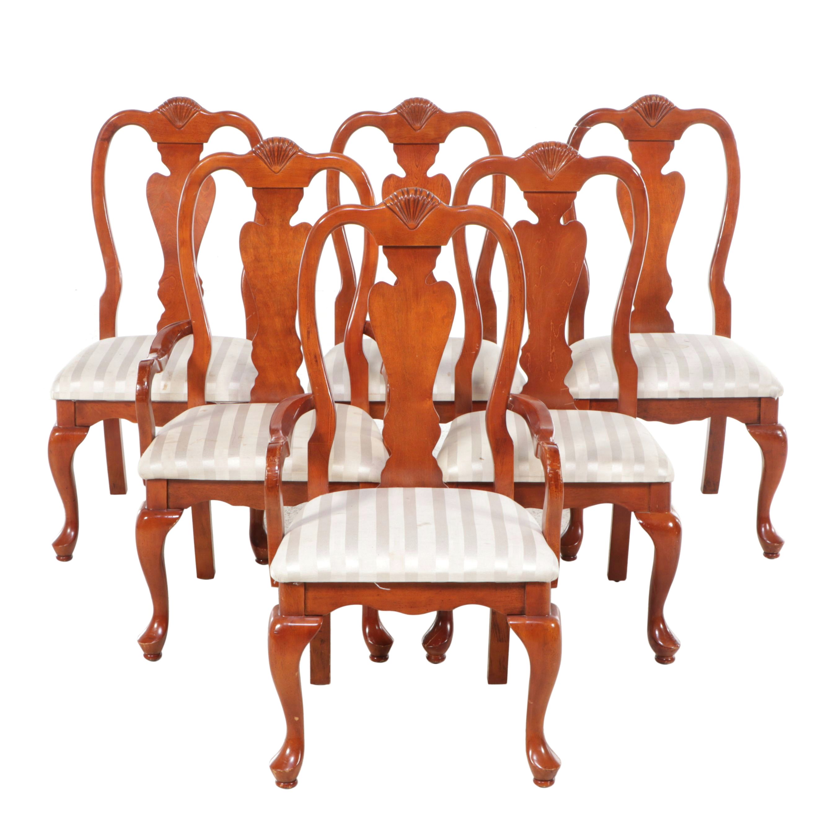 Set of Twelve Glory Oceanic Co. Queen Anne Style Dining Chairs