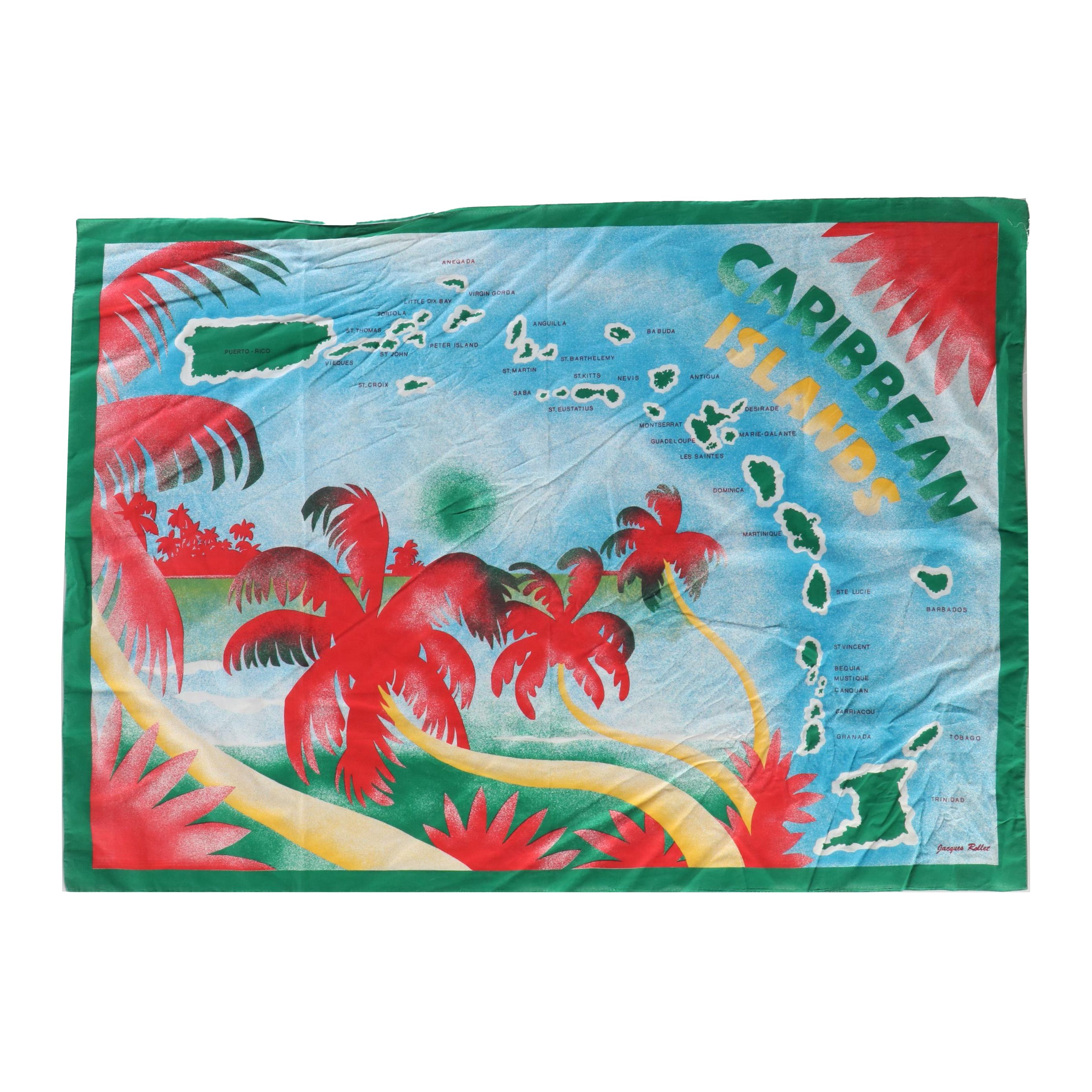 Jacques Rollet Caribbean Cotton Print Decorative Textile