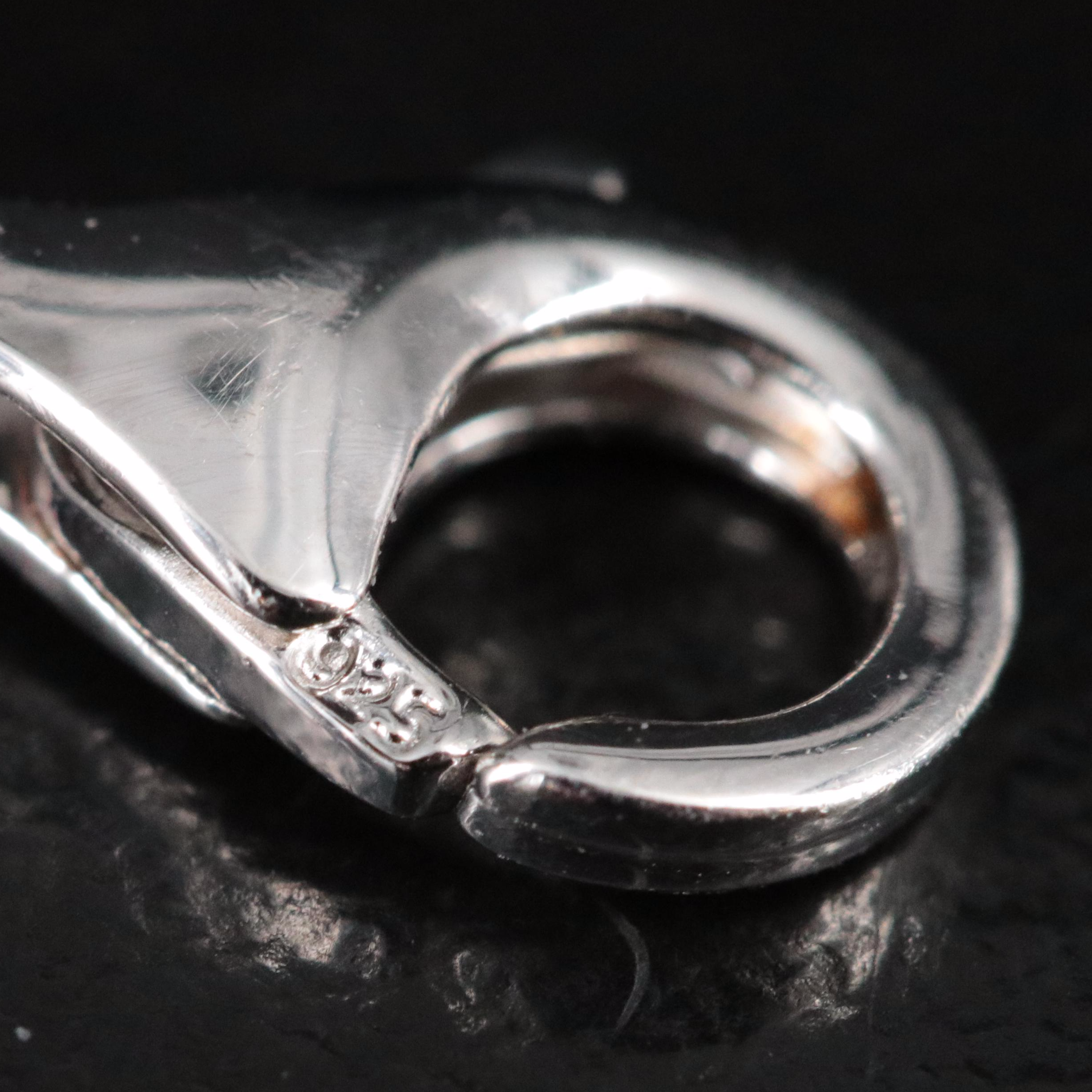 Sterling Ruby and Sapphire Heart Link Bracelet