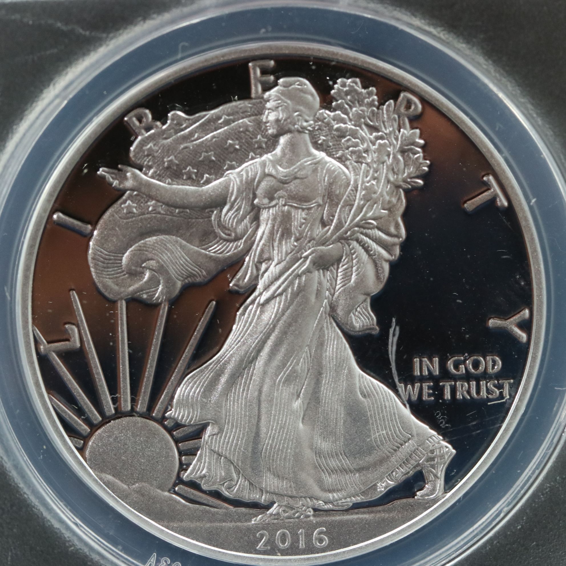 ANACS PR70 DCAM First Release 2016-W $1 U.S. Silver Eagle Proof Coin