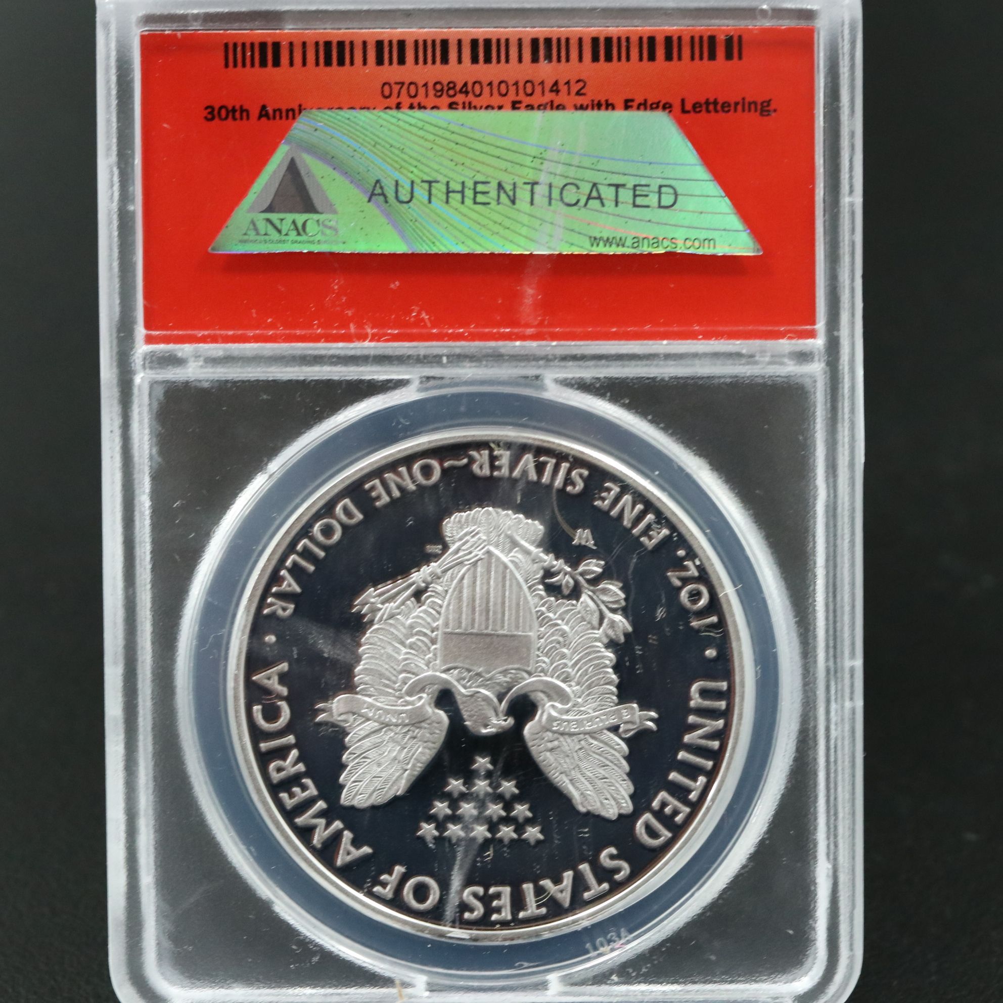 ANACS PR70 DCAM First Release 2016-W $1 U.S. Silver Eagle Proof Coin