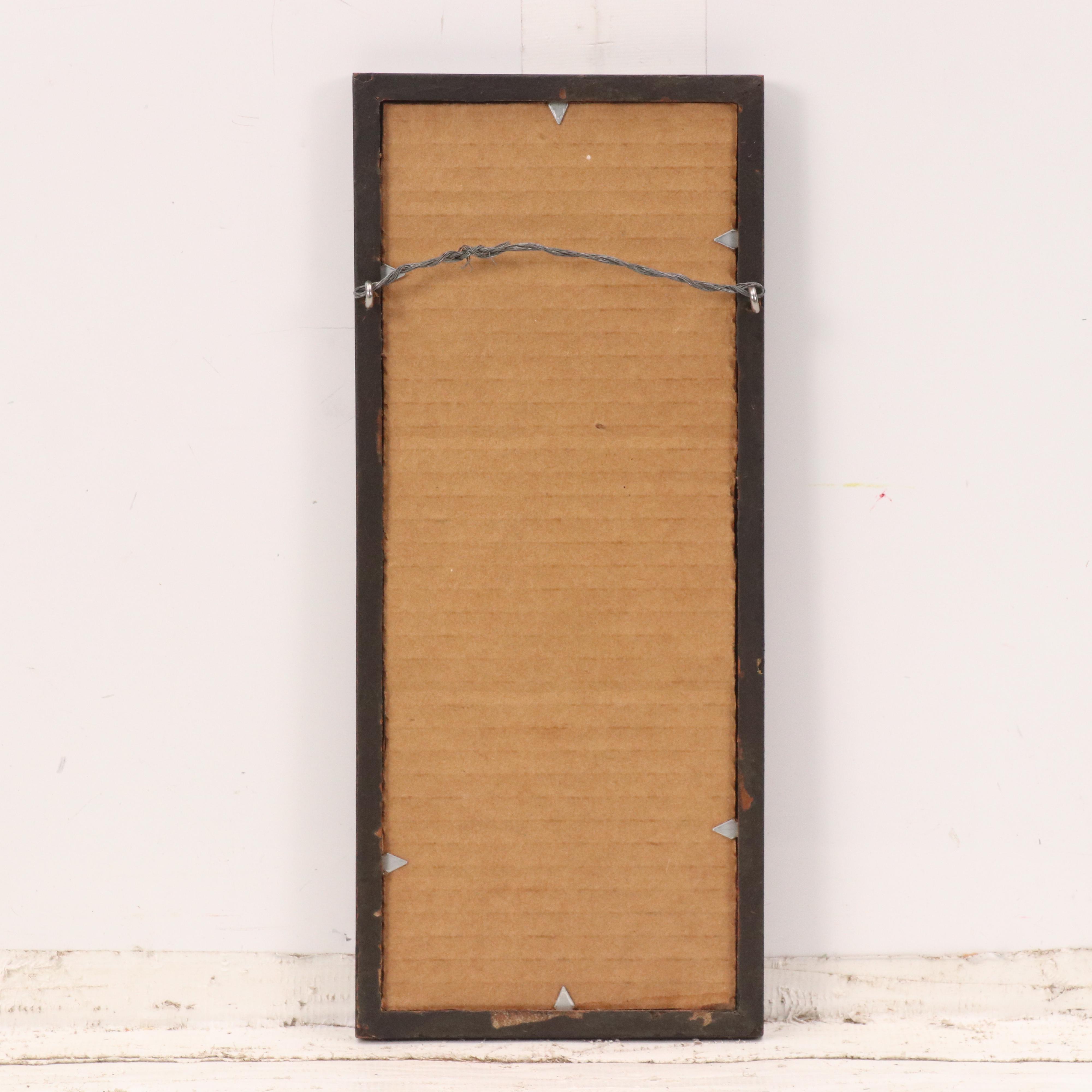 Gibson Offset Lithograph Puzzle "Gay Autumn Play" and Other Print, 1929