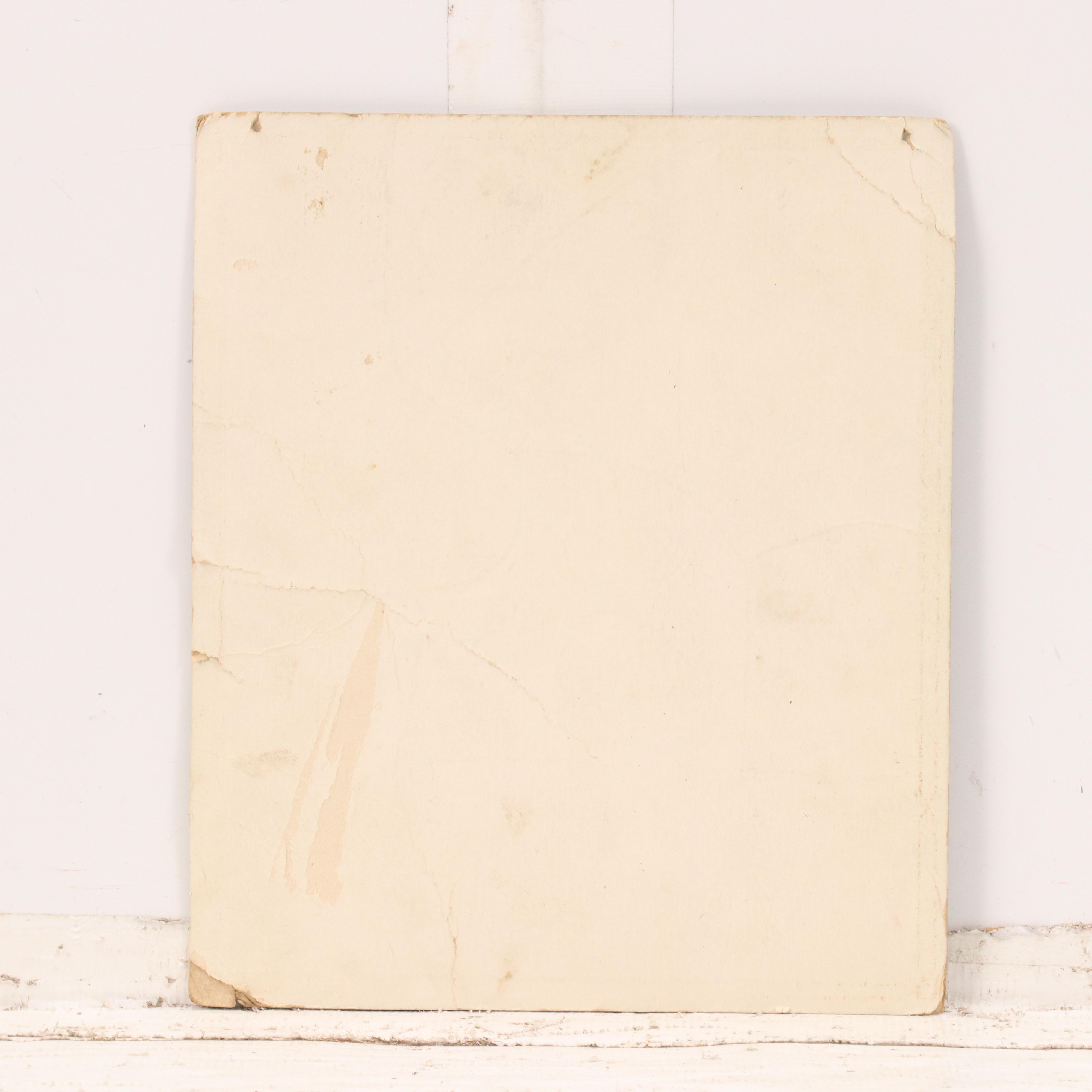 Gibson Offset Lithograph Puzzle "Gay Autumn Play" and Other Print, 1929