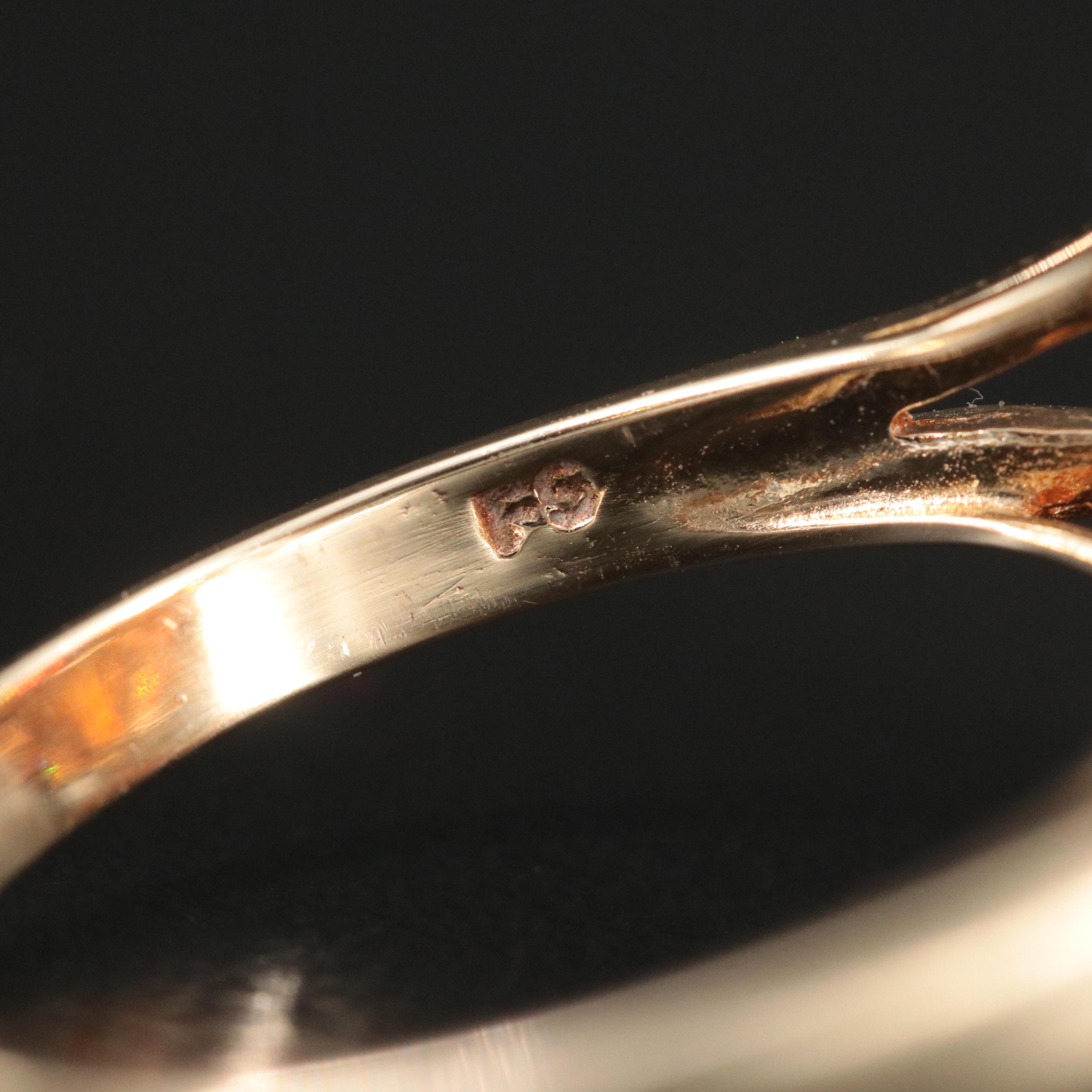 14K Garnet Ballerina RIng