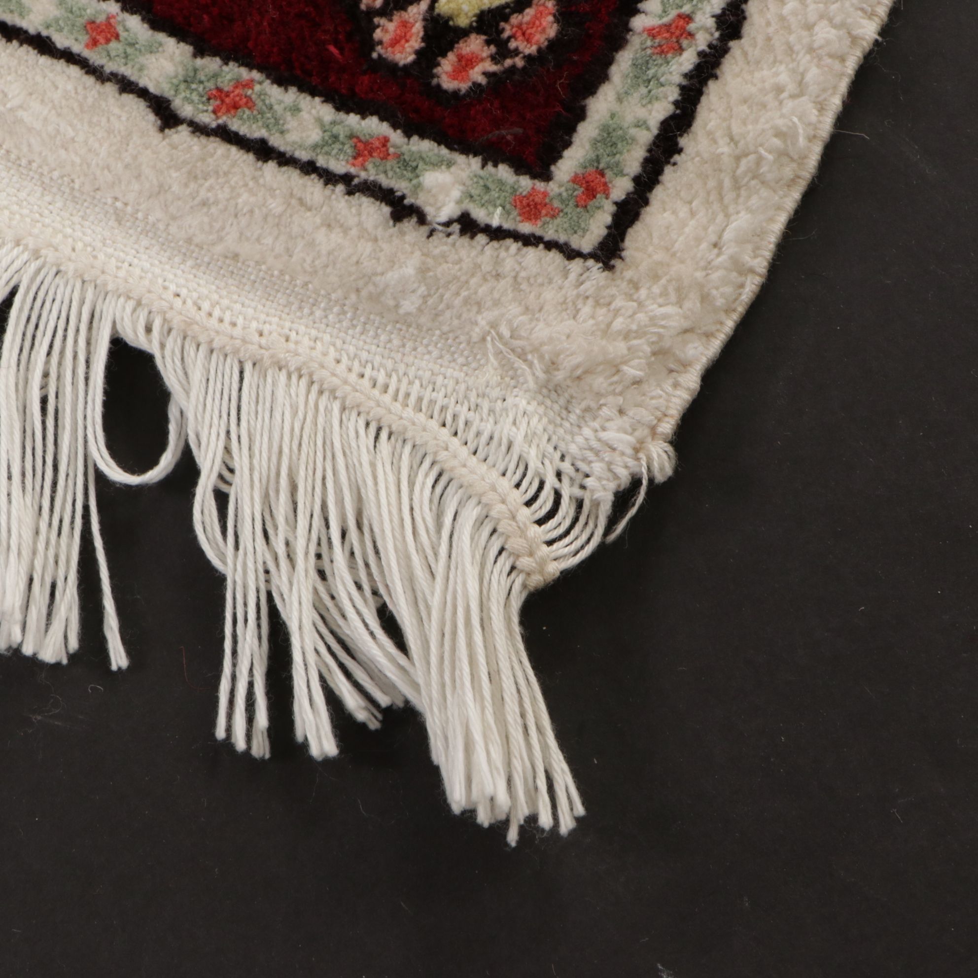 1'6 x 2'1 Hand-Knotted Turkish Accent Rug