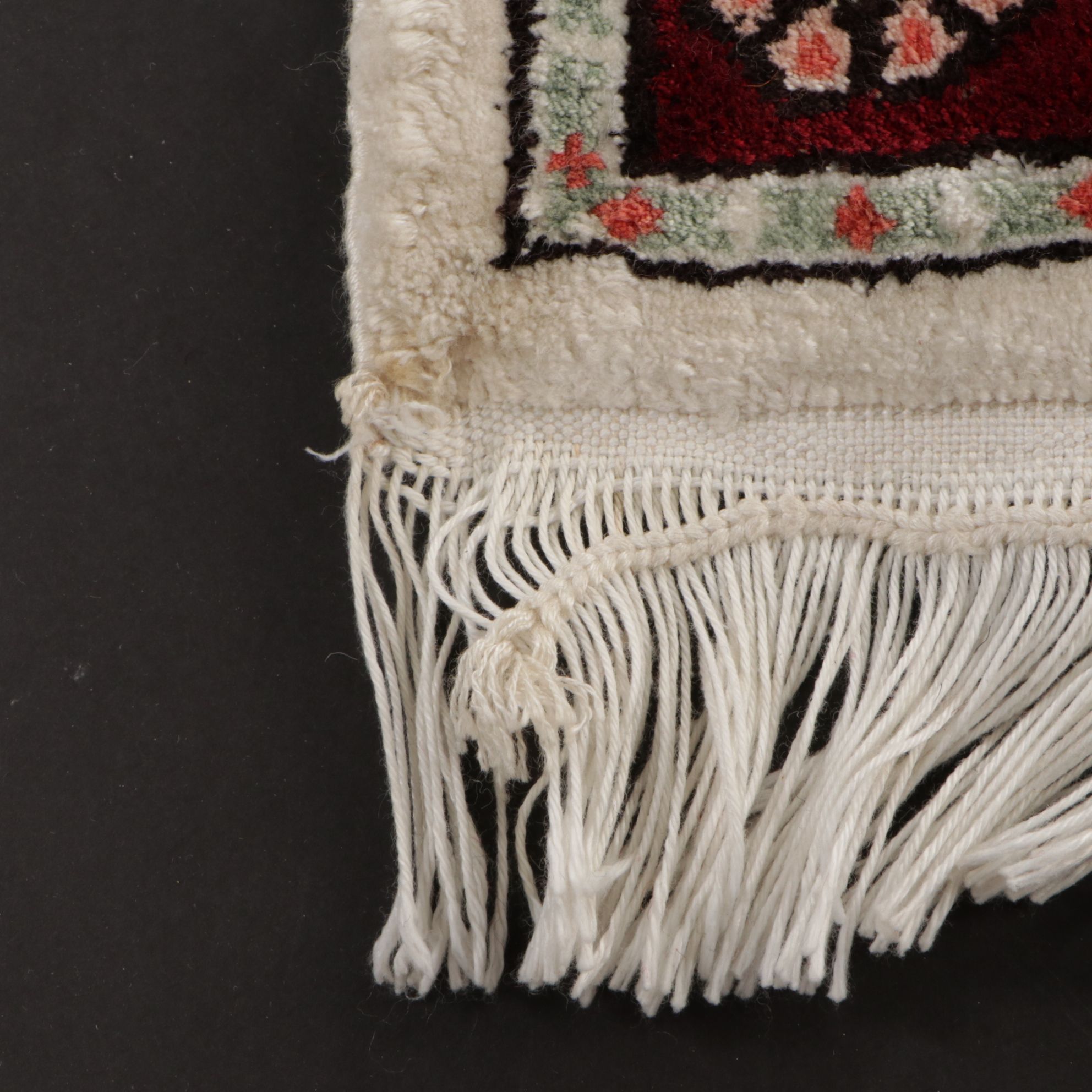 1'6 x 2'1 Hand-Knotted Turkish Accent Rug