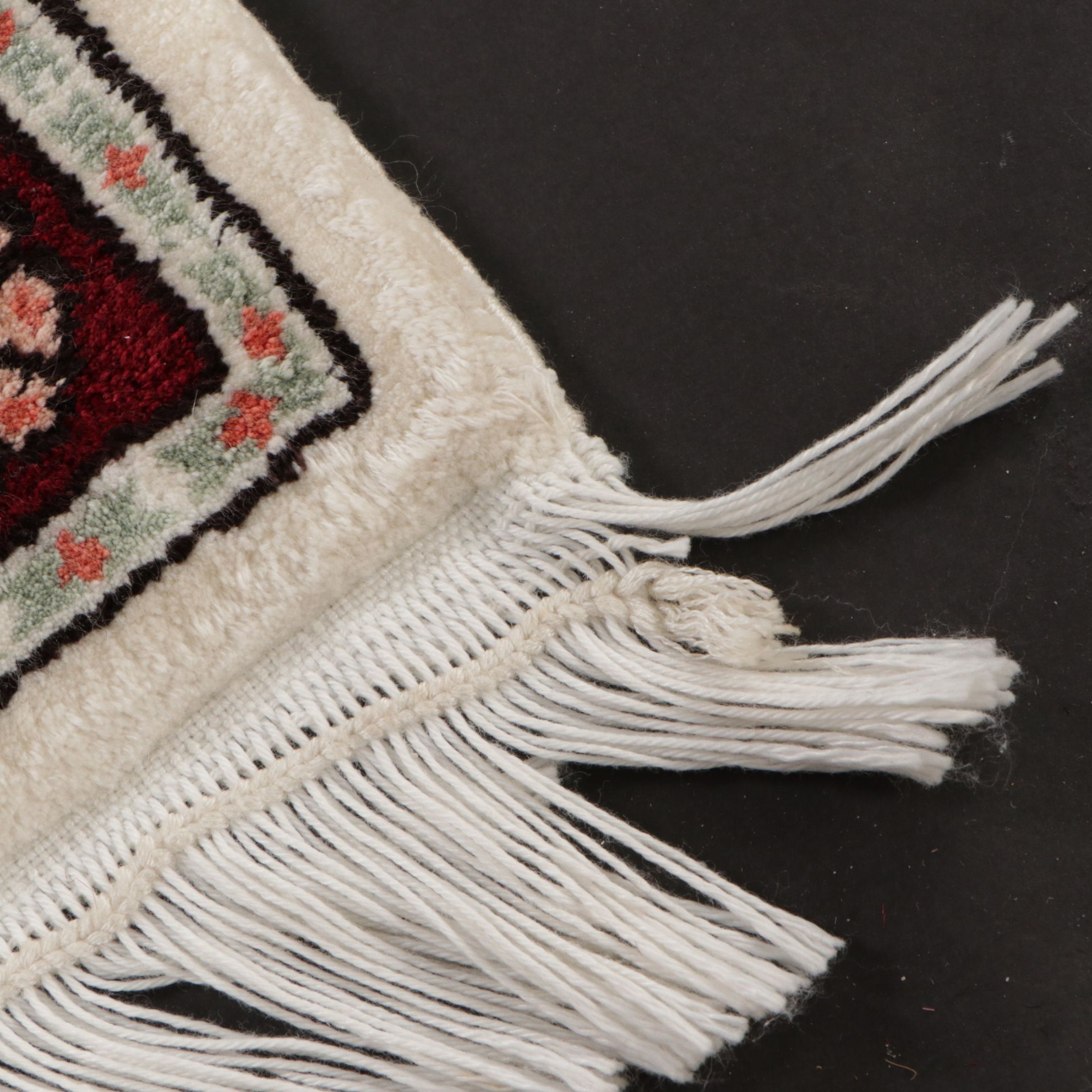 1'6 x 2'1 Hand-Knotted Turkish Accent Rug