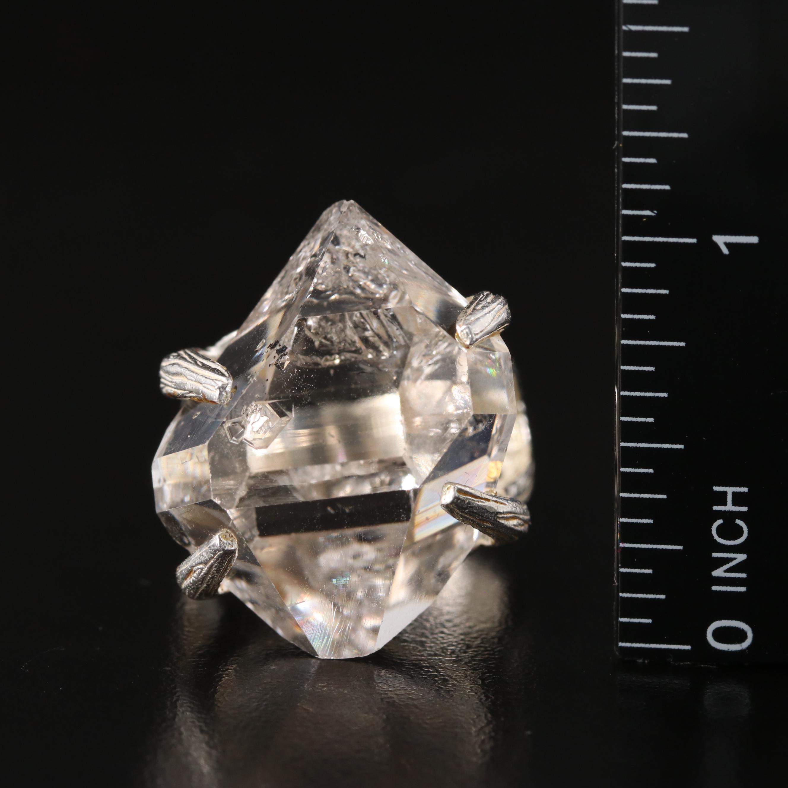 Deb Guyot Featured in Sterling Rock Crystal and White Topaz Rings