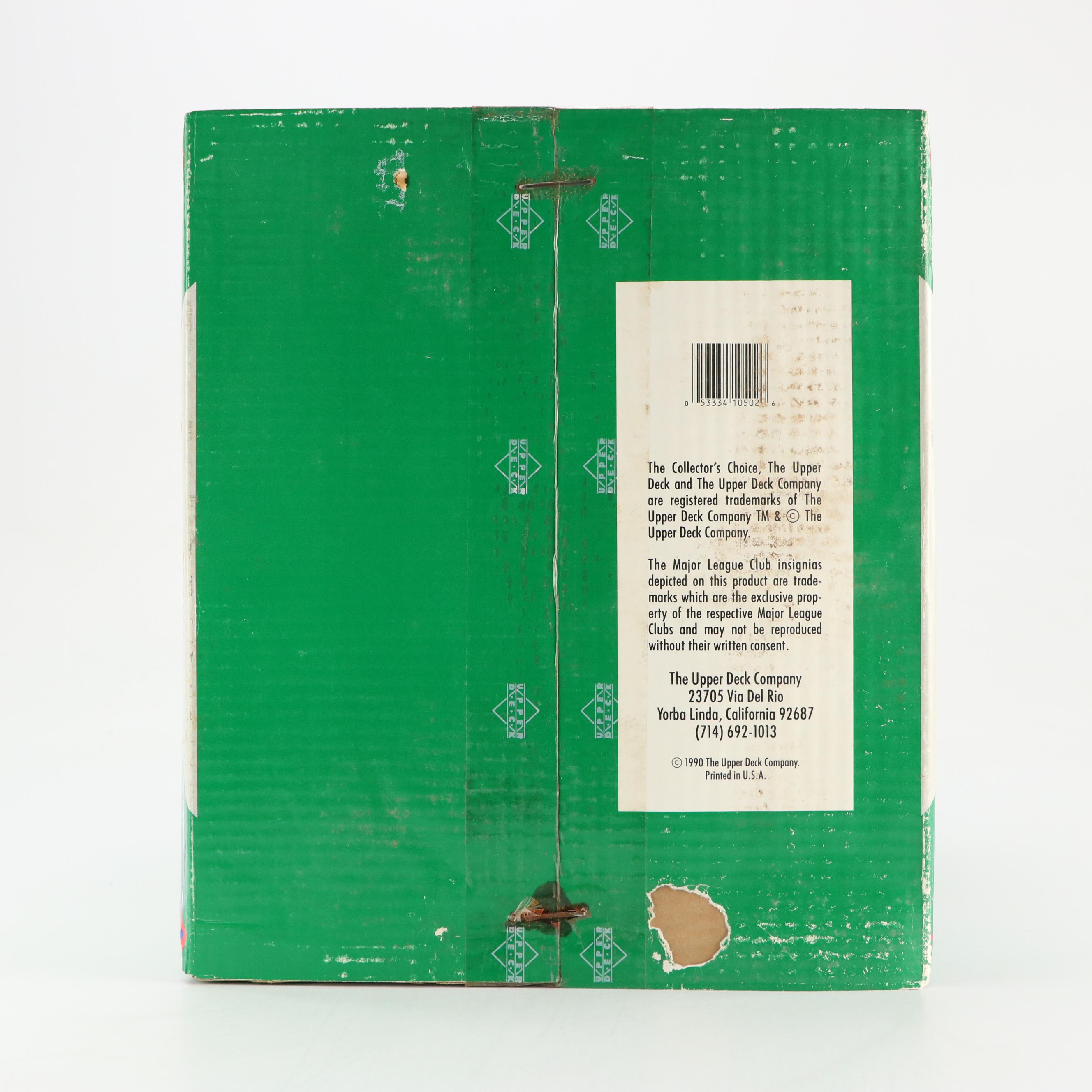 1990 Upper Deck Sealed Baseball Cards Sets and Case