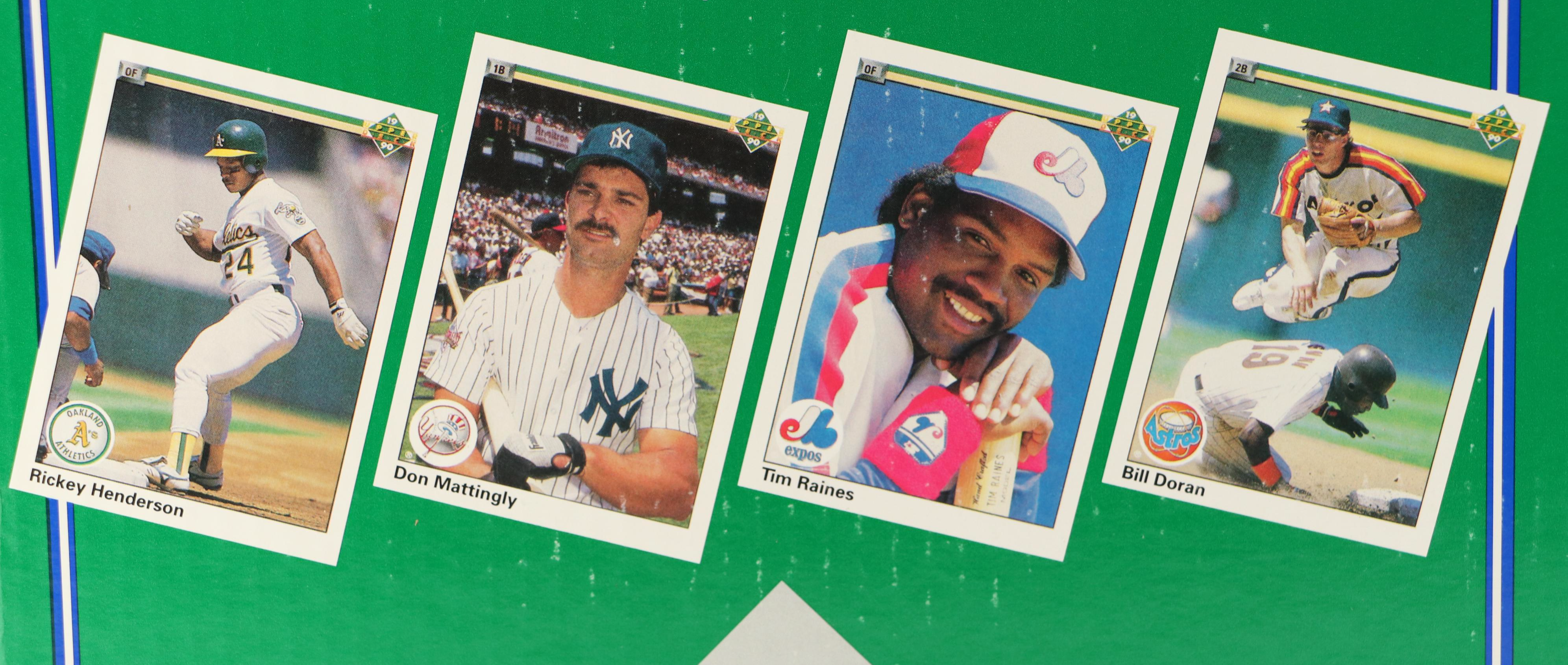 1990 Upper Deck Sealed Baseball Cards Sets and Case